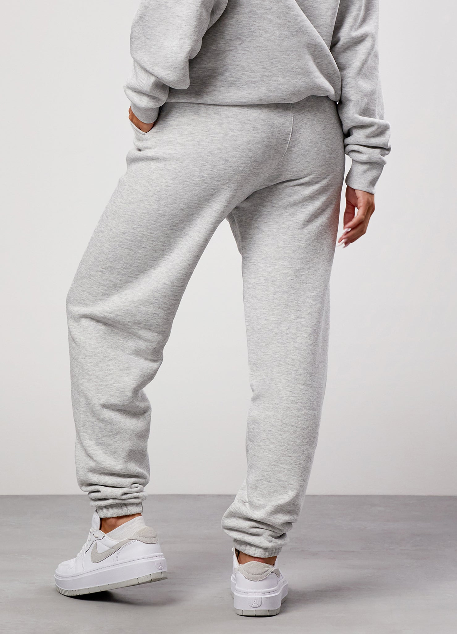 Gym King 365 Boyfriend Jogger - Snow Marl 8