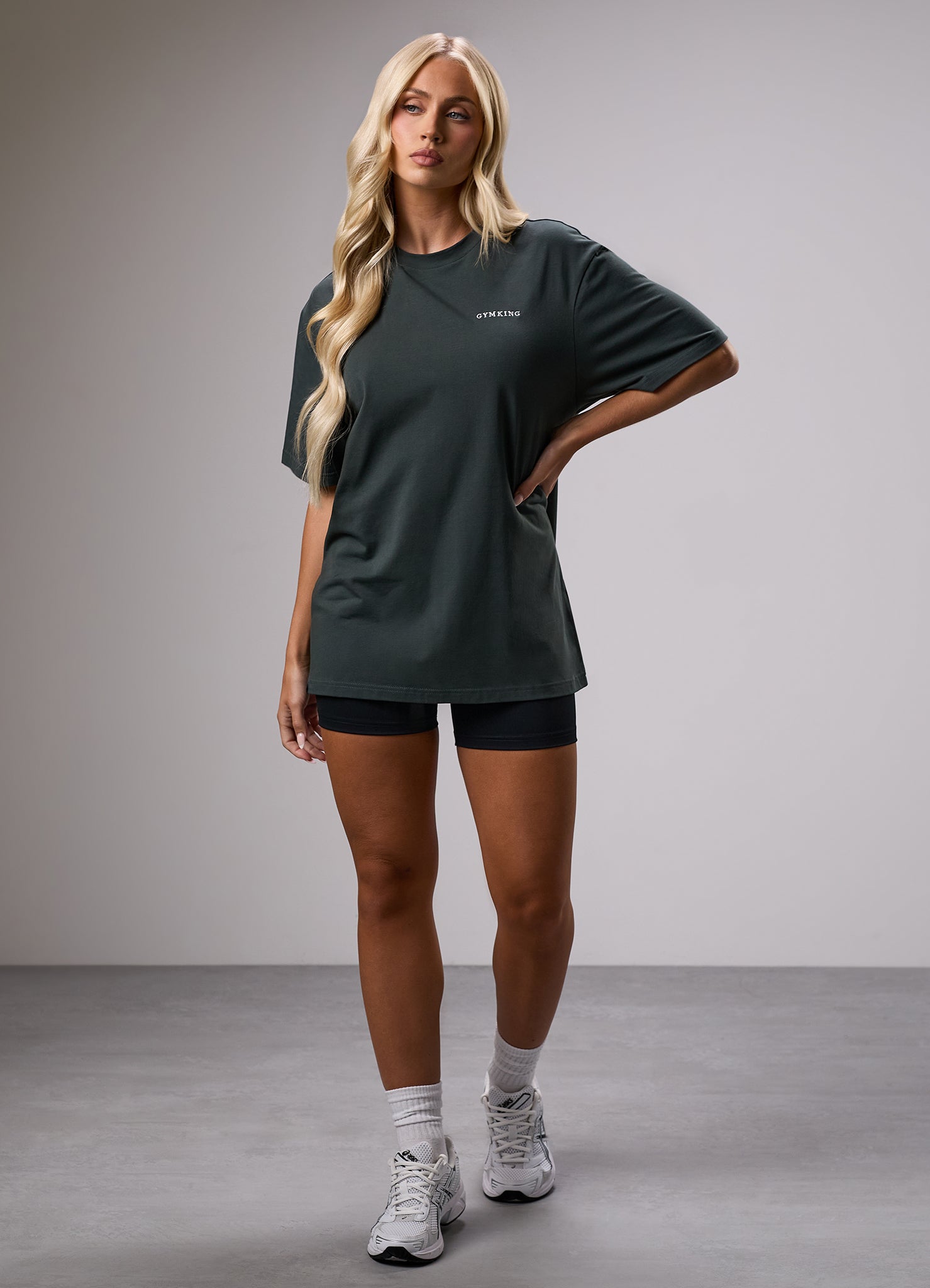 Gym King 365 Boyfriend Tee - Green Smoke 6