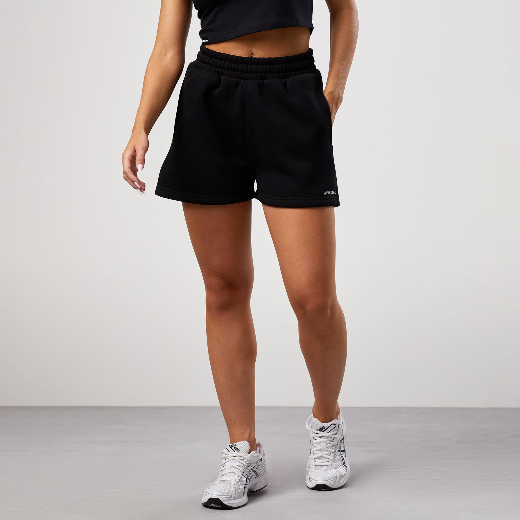 Gym King 365 Fleece Shorts - Black 6