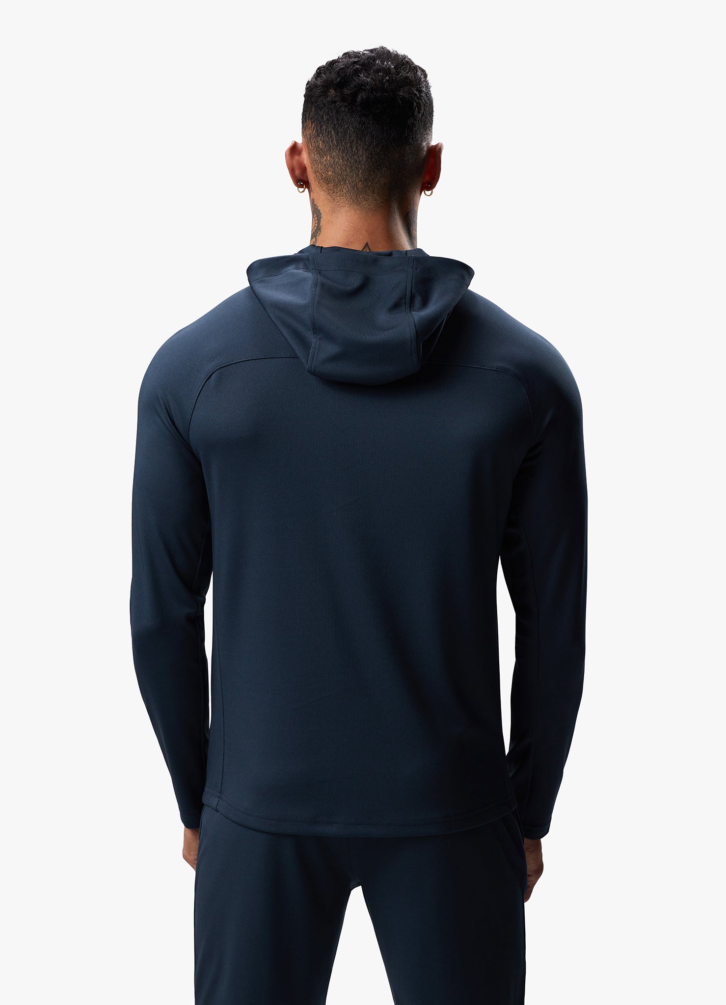 Gym King 365 Lightweight Training FZ Hood - Storm Blue Xs