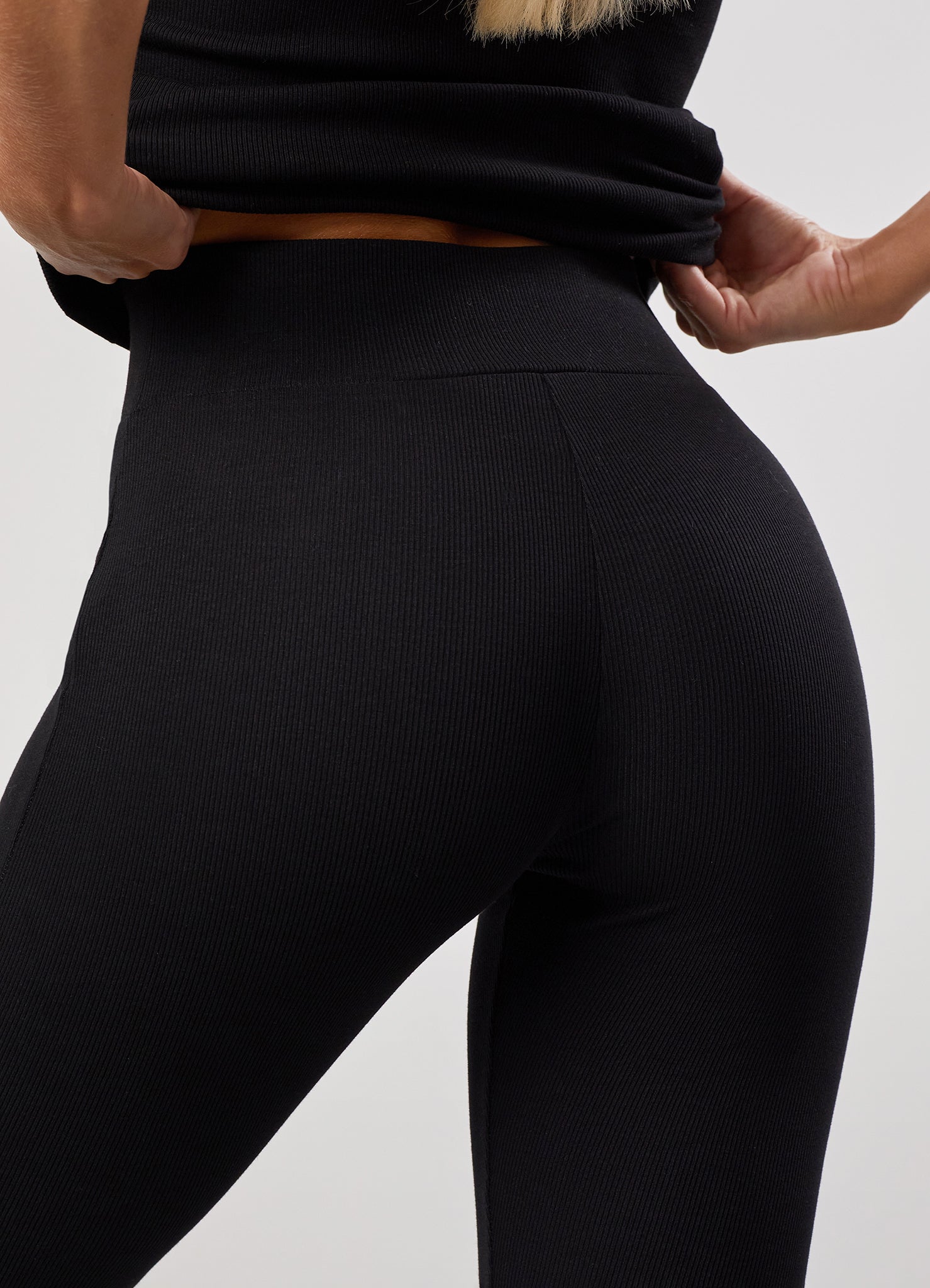 Gym King 365 Rib Legging - Black 6