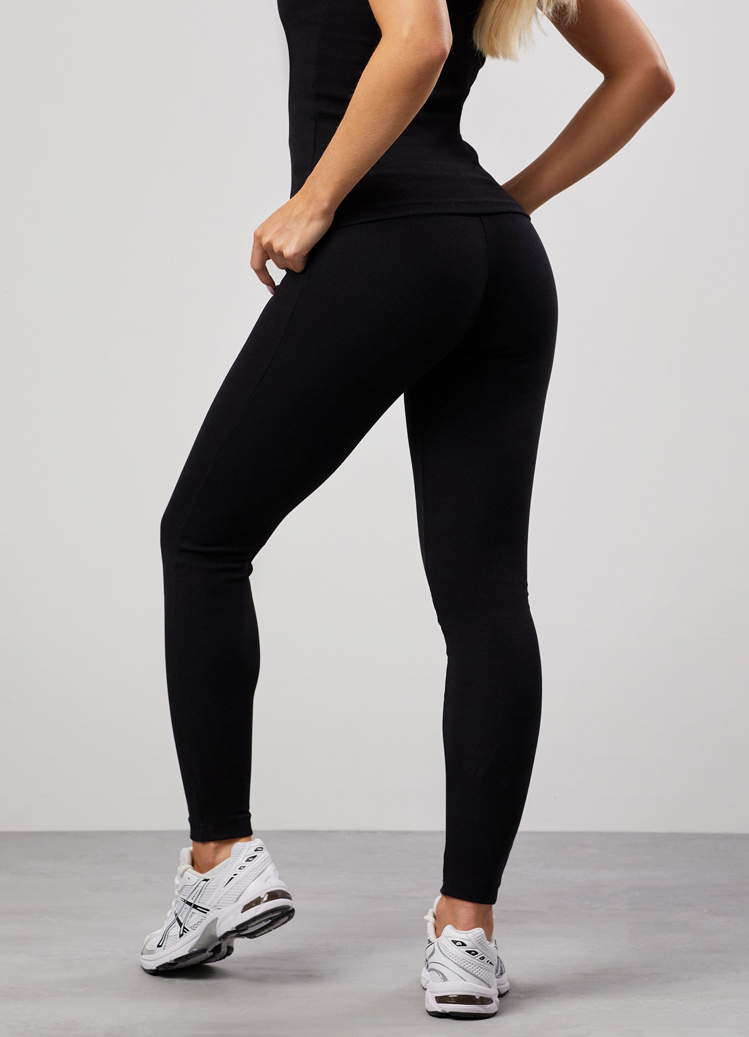 Gym King 365 Rib Legging - Black 6