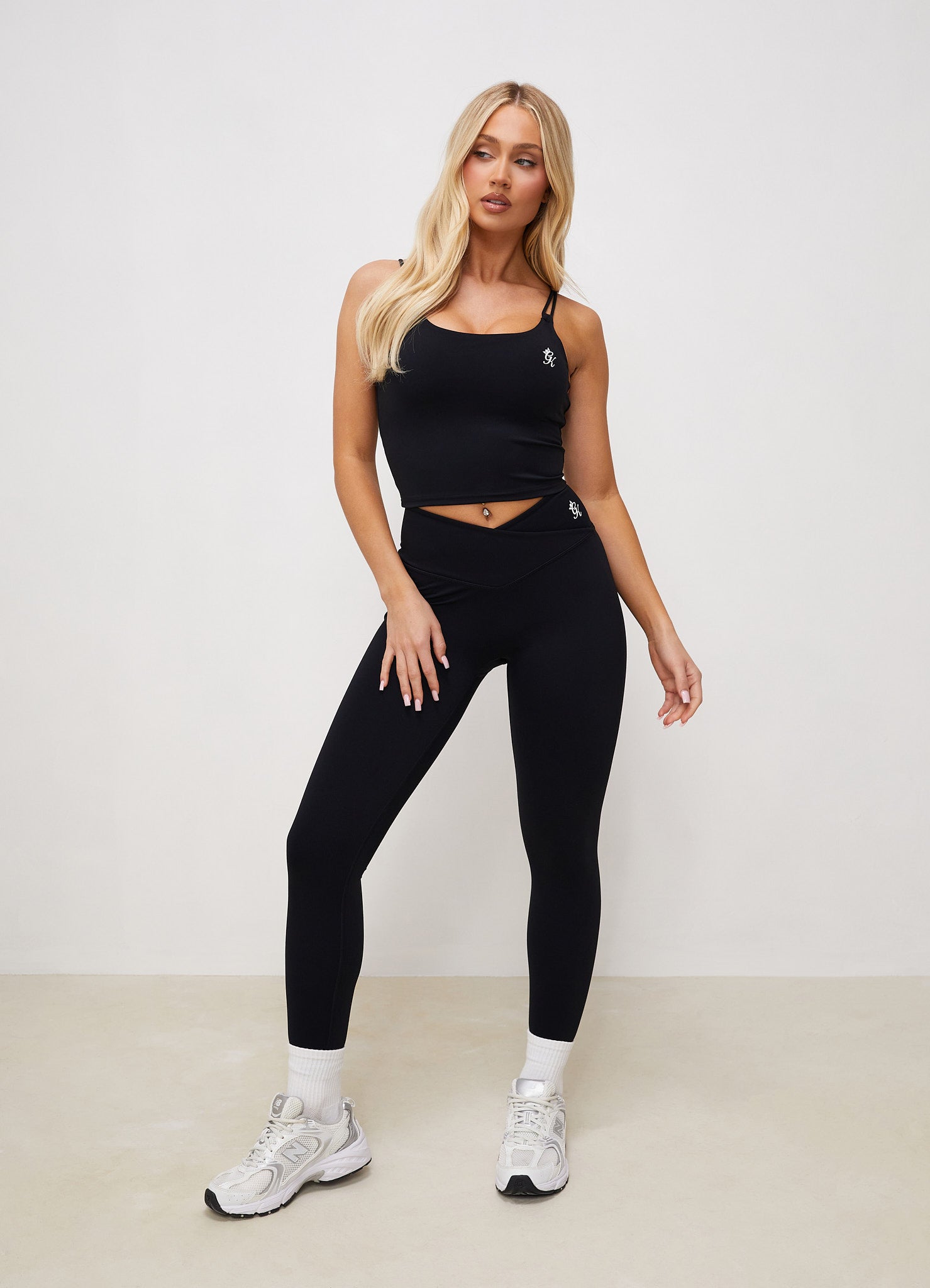 Gym King 365 Wrap Over Legging - Black 6