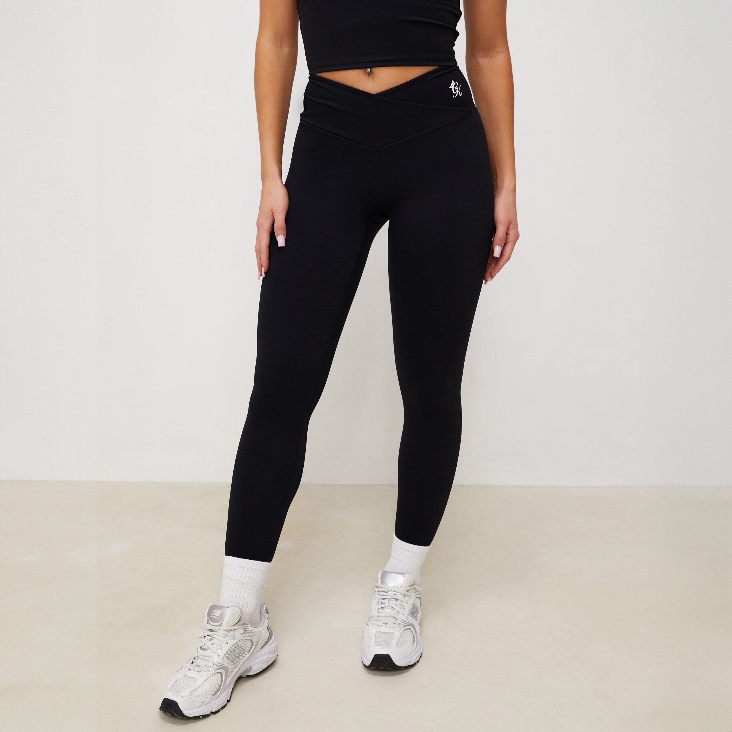 Gym King 365 Wrap Over Legging - Black 6