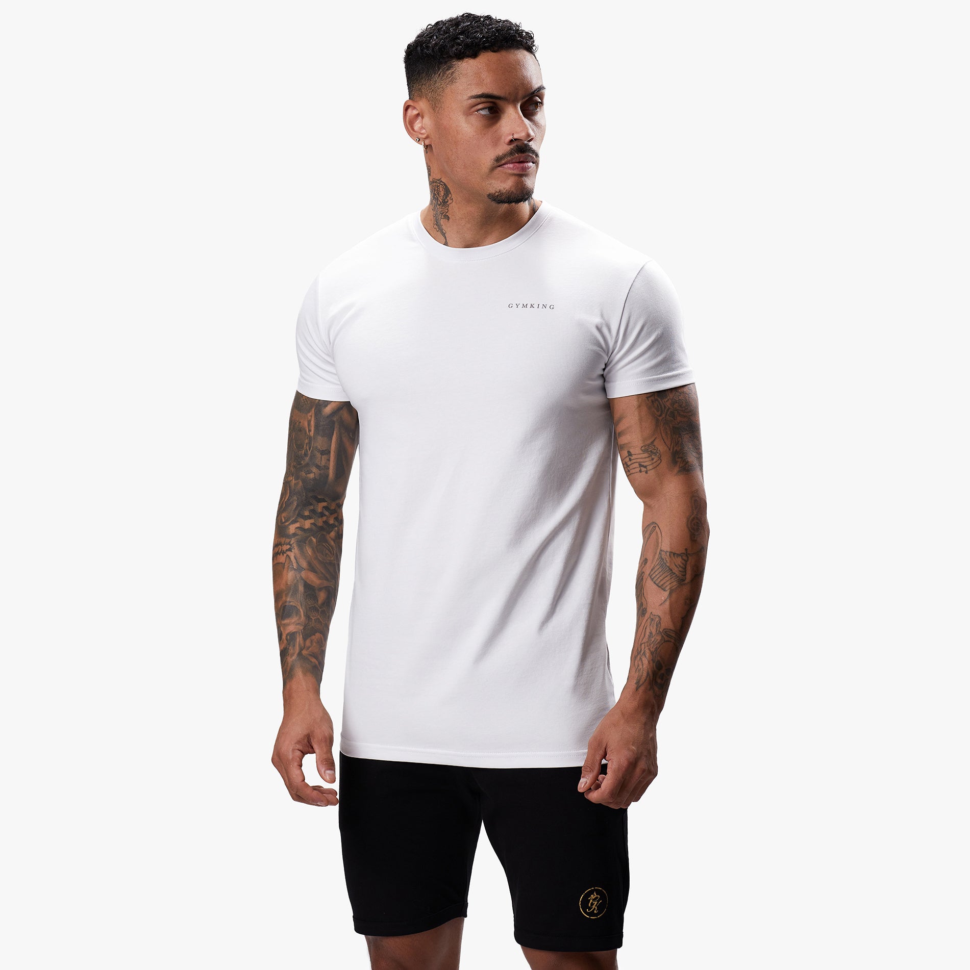 Gym King Arnold Show Success Tee - White Xs