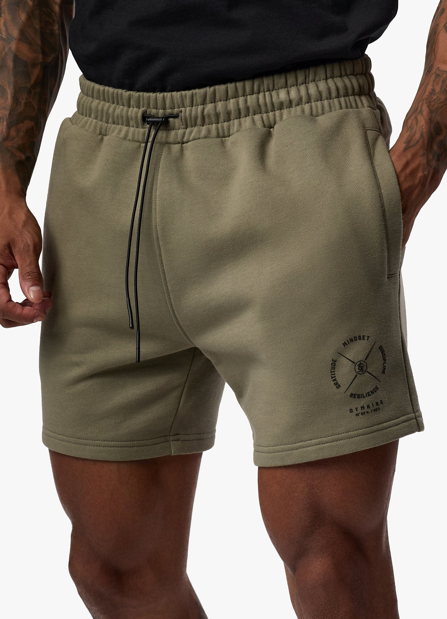 Gym King Compass Short - Deep Khaki Xs