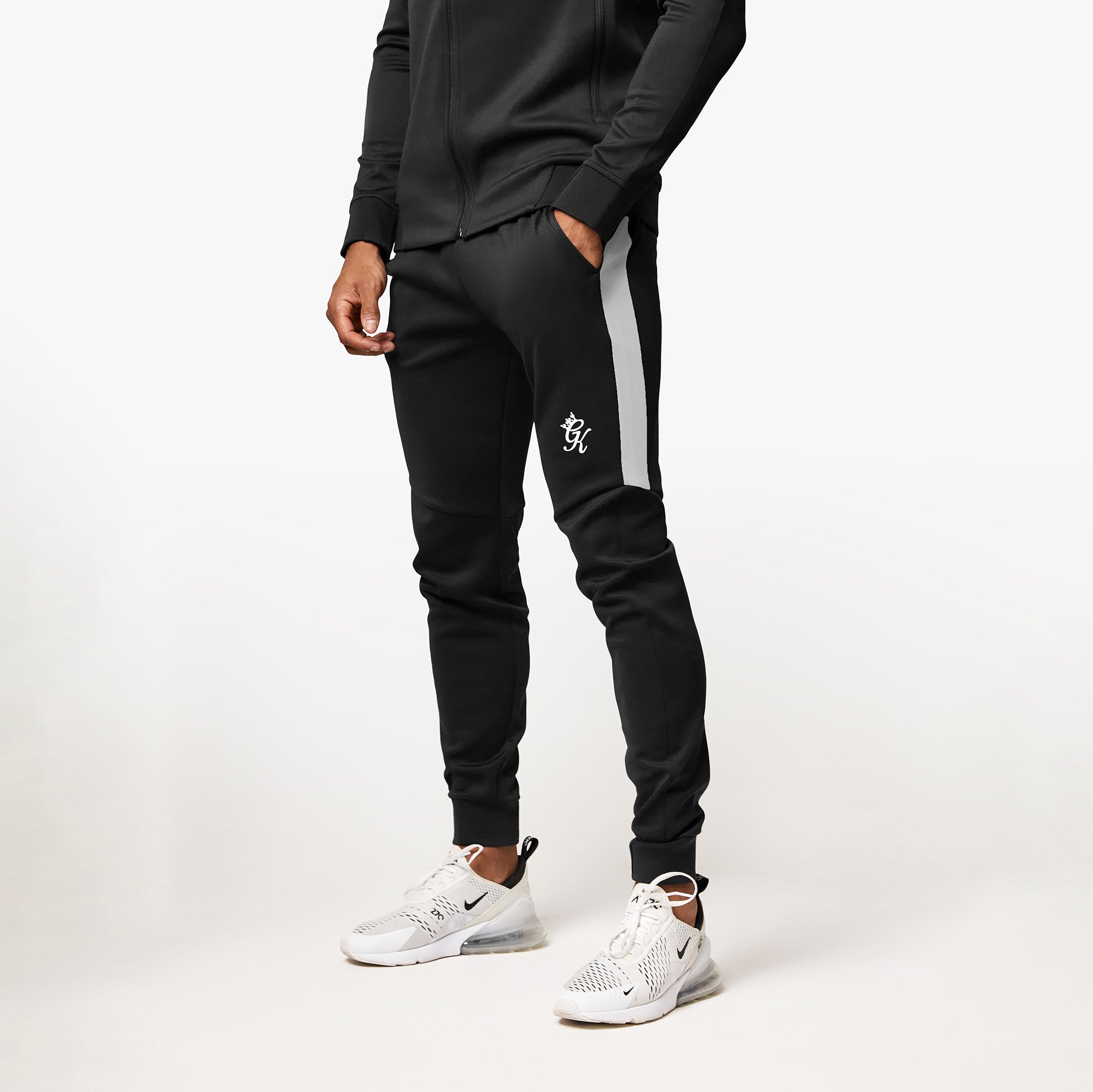 Gym King Core Plus Poly Jogger - Black Xs