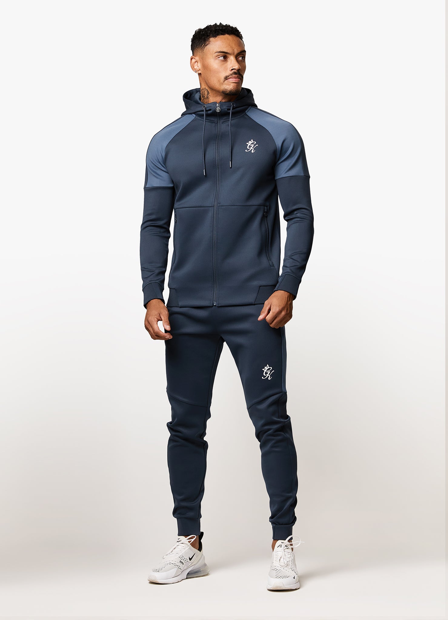 Gym King Core Plus Poly Jogger - Deep Blue Xs