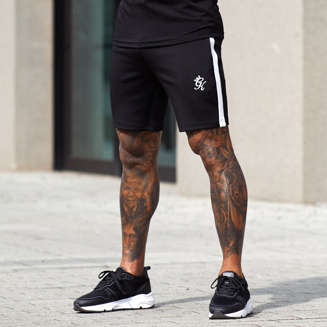 Gym King Core Plus Poly Short - Black Xxl