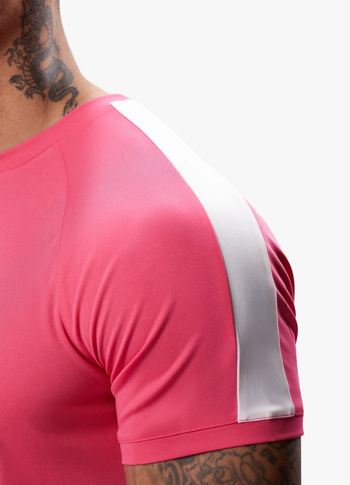 Gym King Core Plus Poly Tee - Fuchsia M