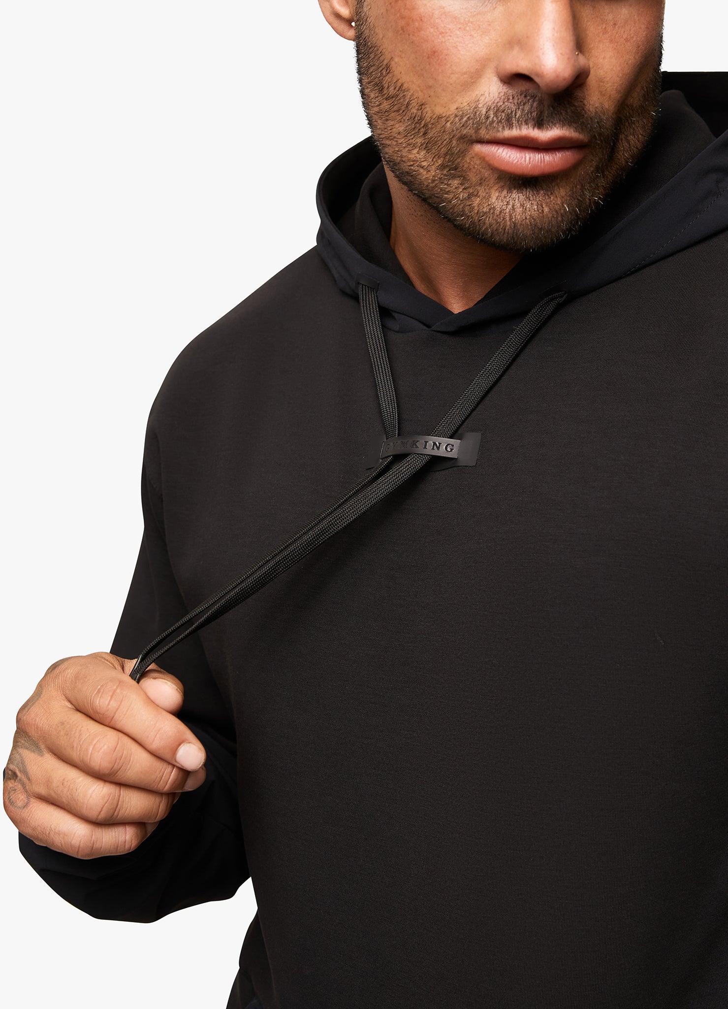 Gym King Covert Utility Hood - Black Xs