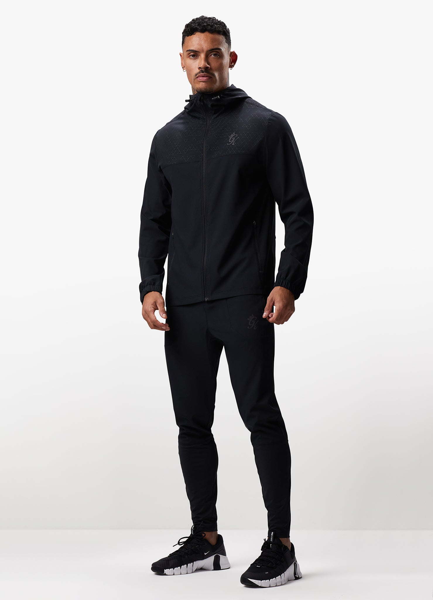 Gym King Debossed 2.0 Jogger - Black Xs