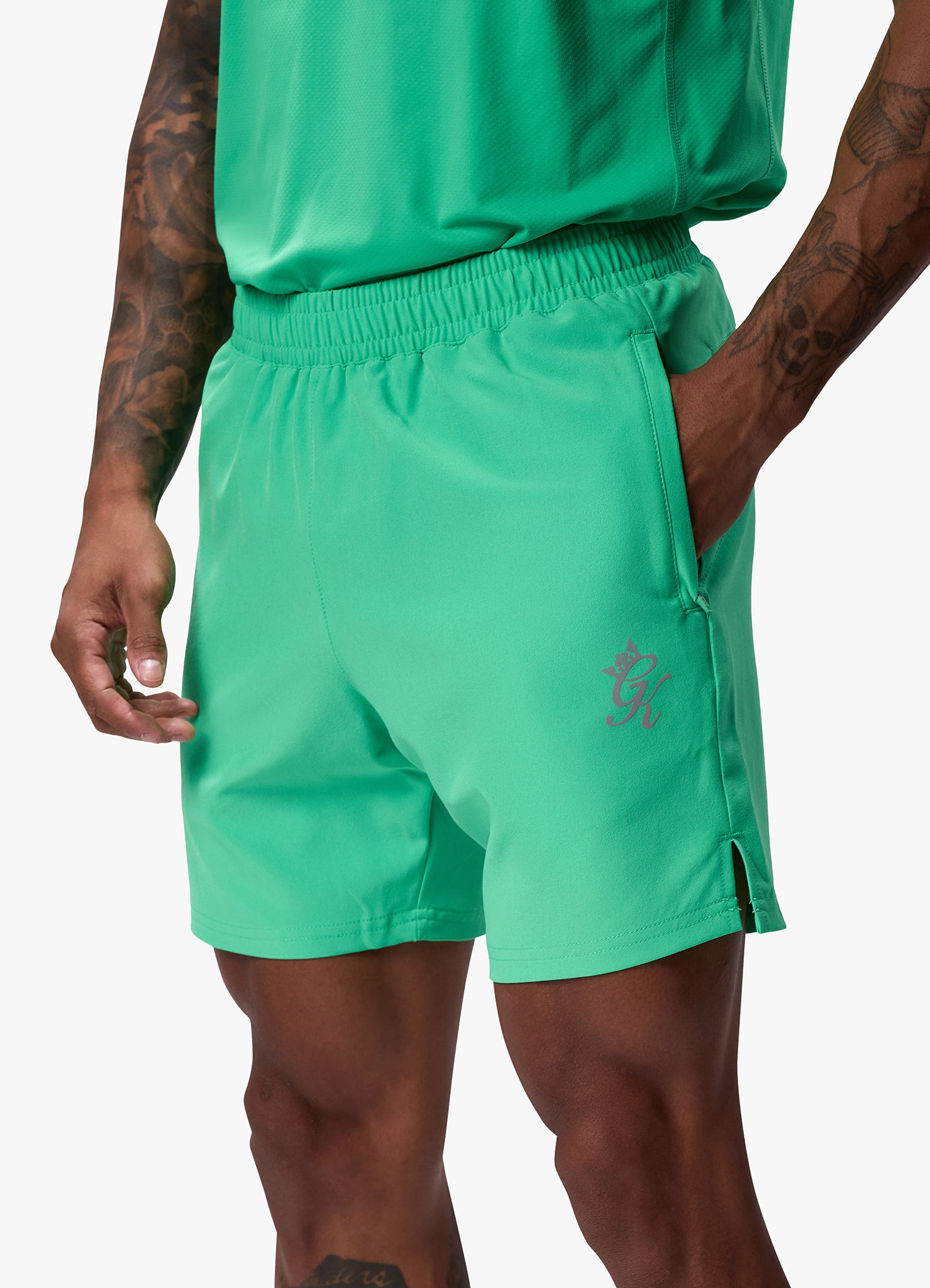 Gym King Energy Short - Apple Green Xs