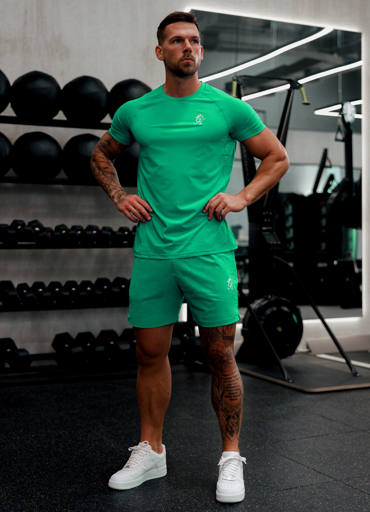 Gym King Energy Short - Apple Green Xs