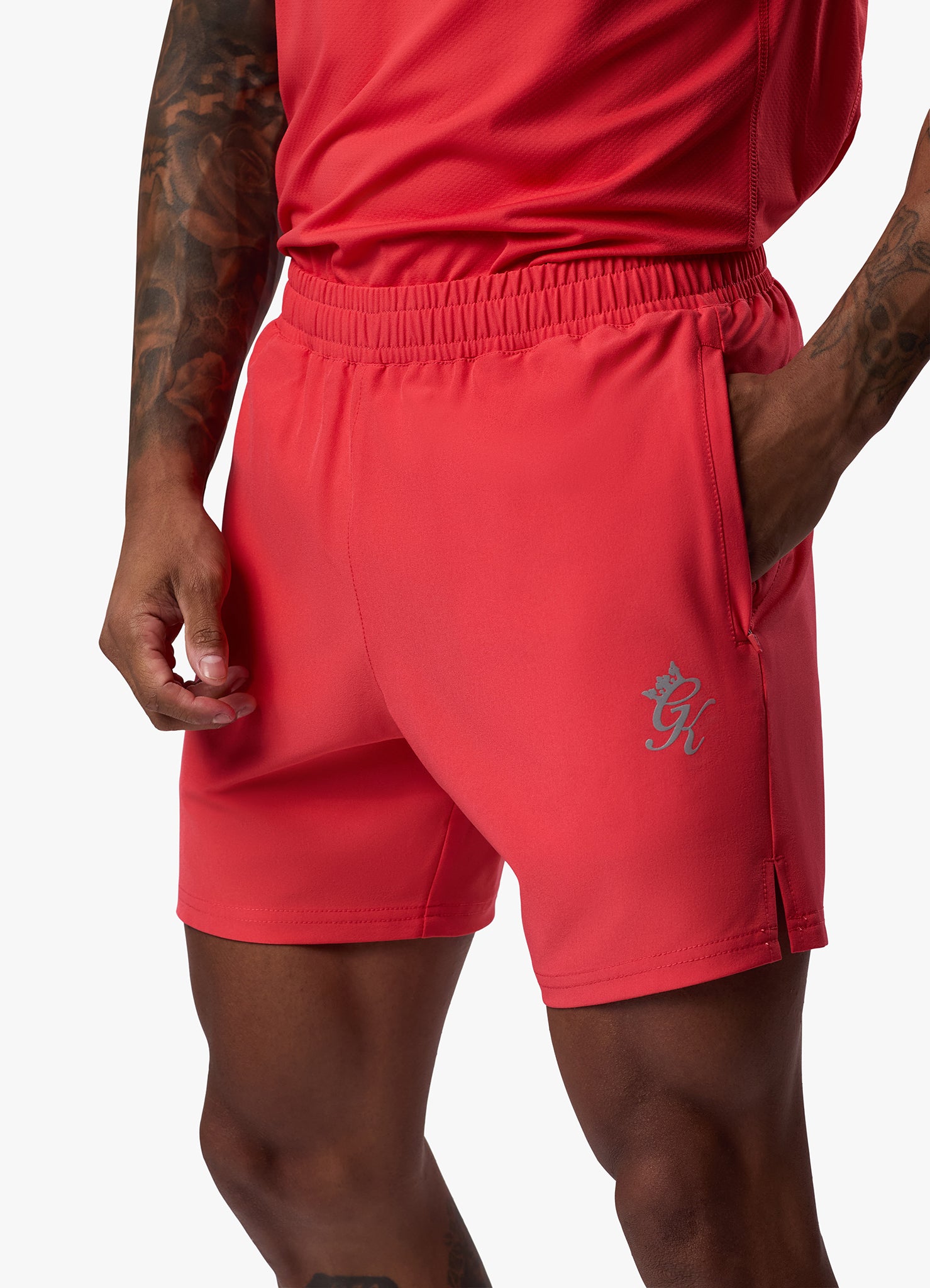 Gym King Energy Short - Hot Red Xs