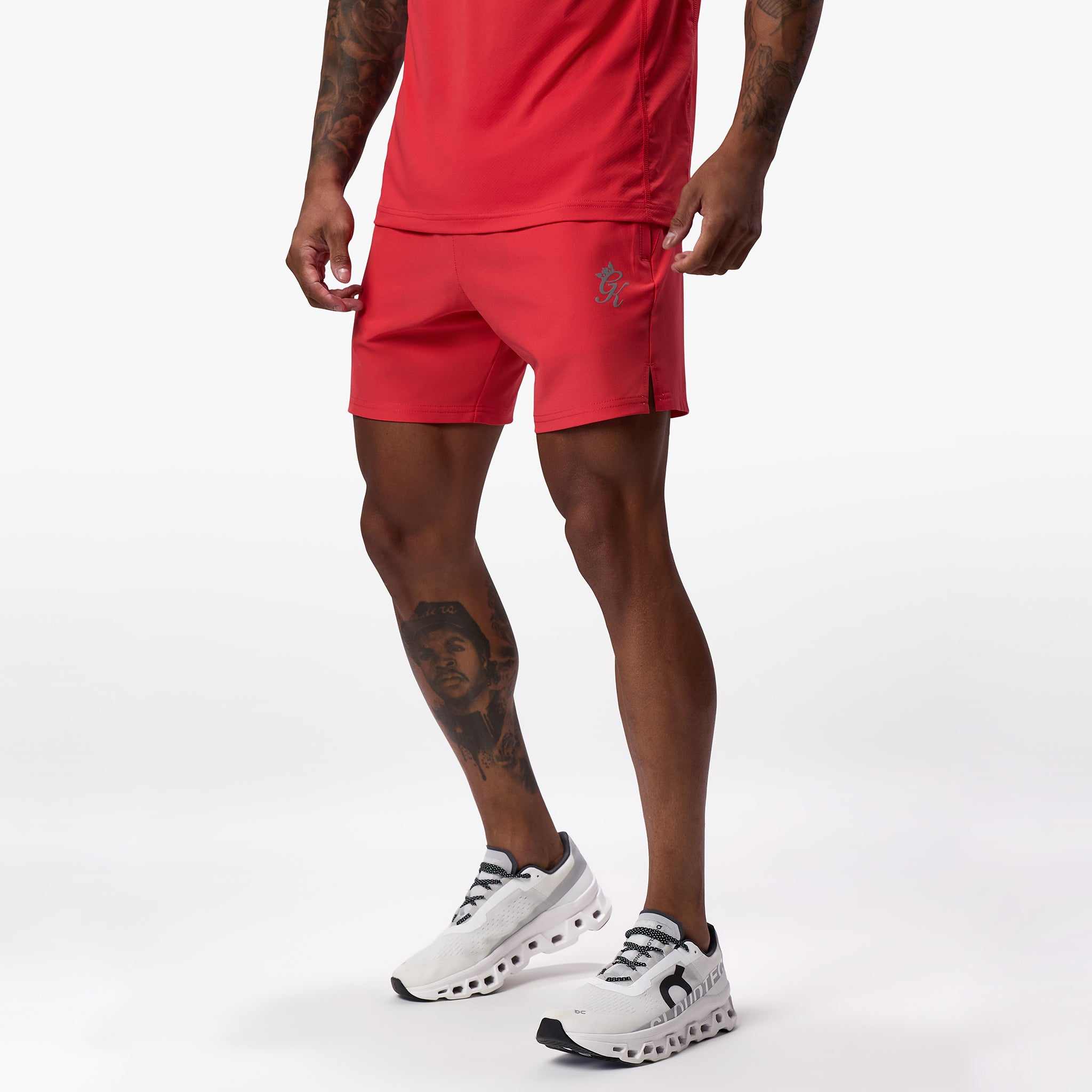 Gym King Energy Short - Hot Red Xs