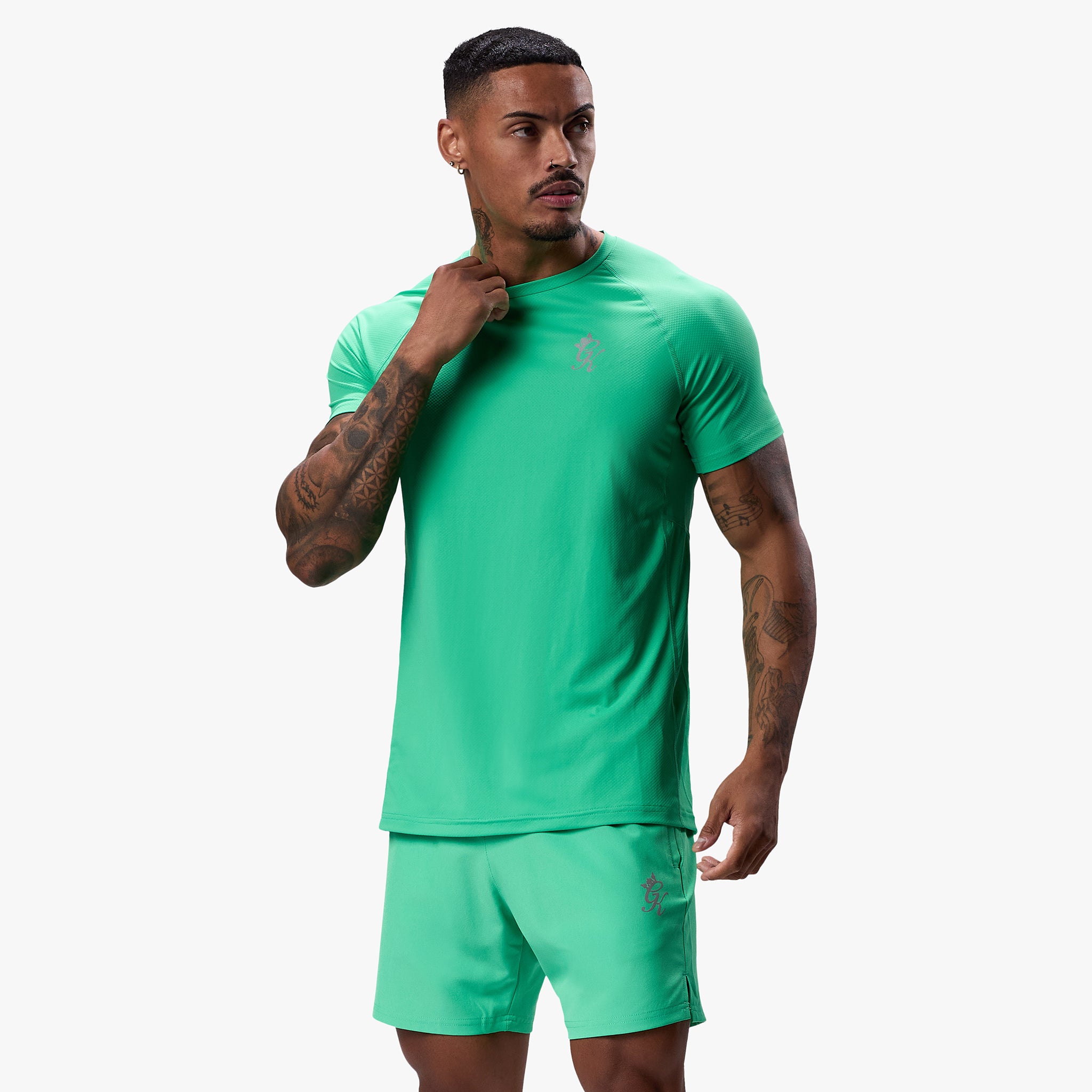 Gym King Energy Tee - Apple Green Xs