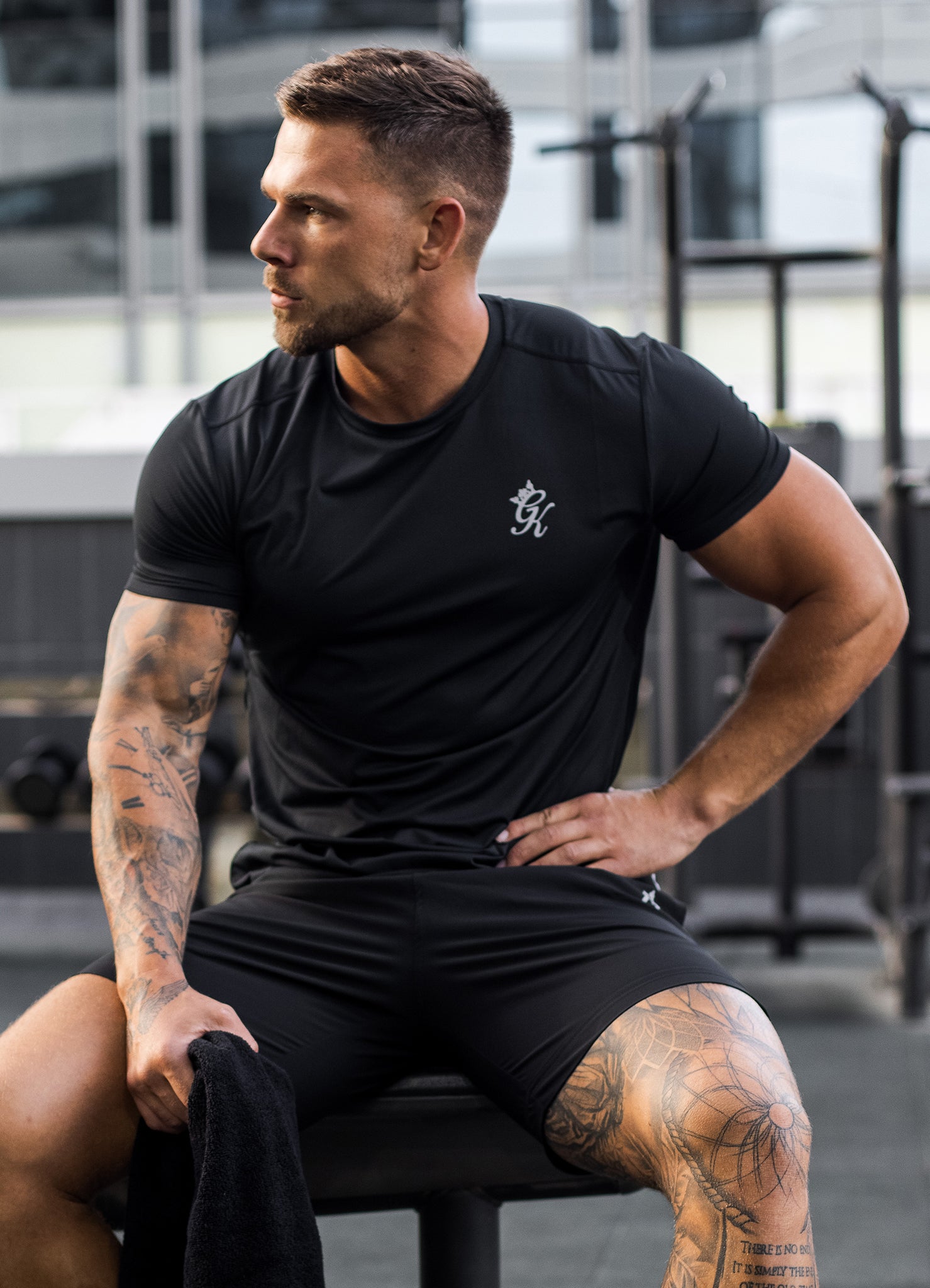 Gym King Energy Tee - Black Xs