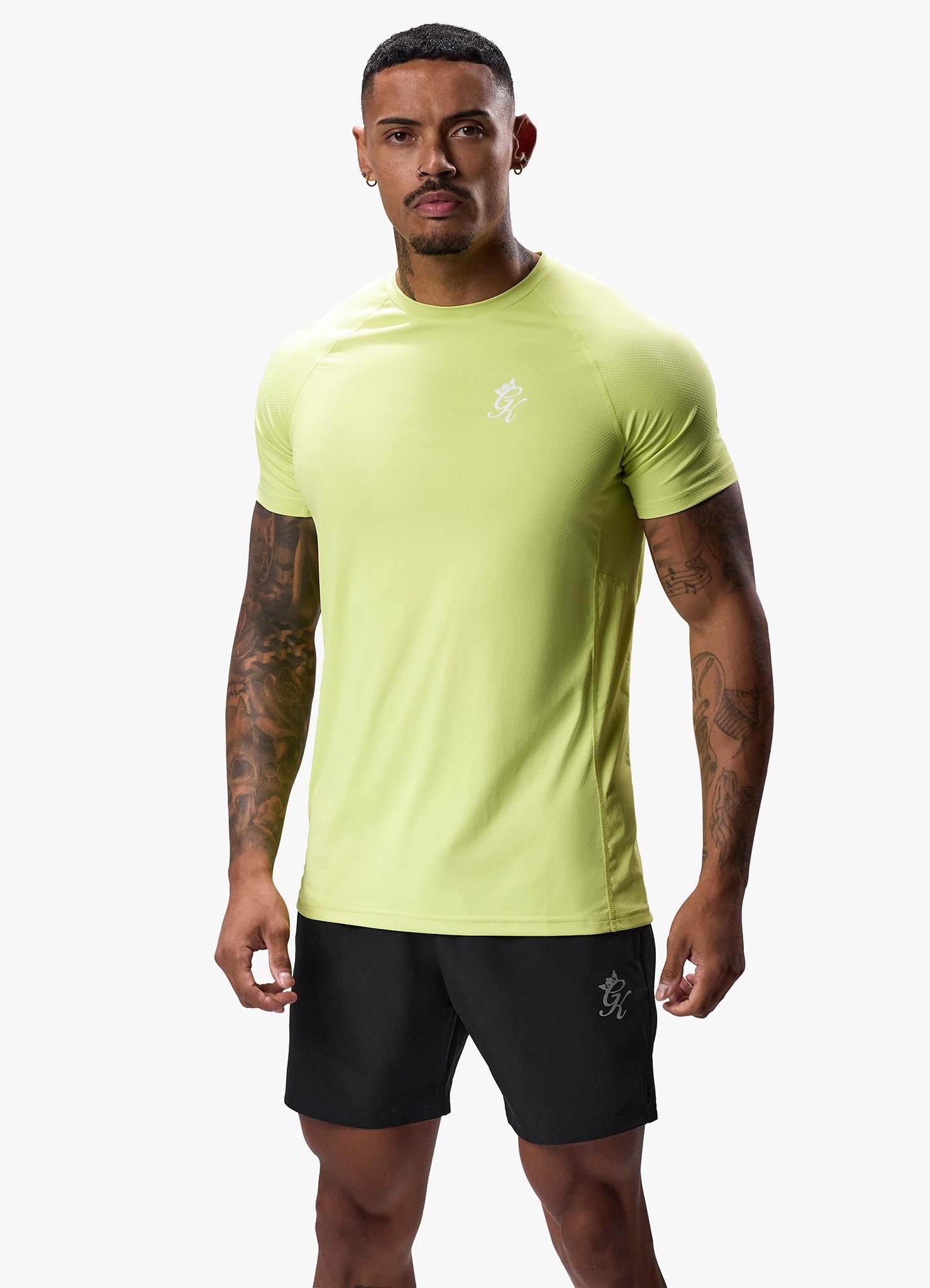 Gym King Energy Tee - Limelight Xs