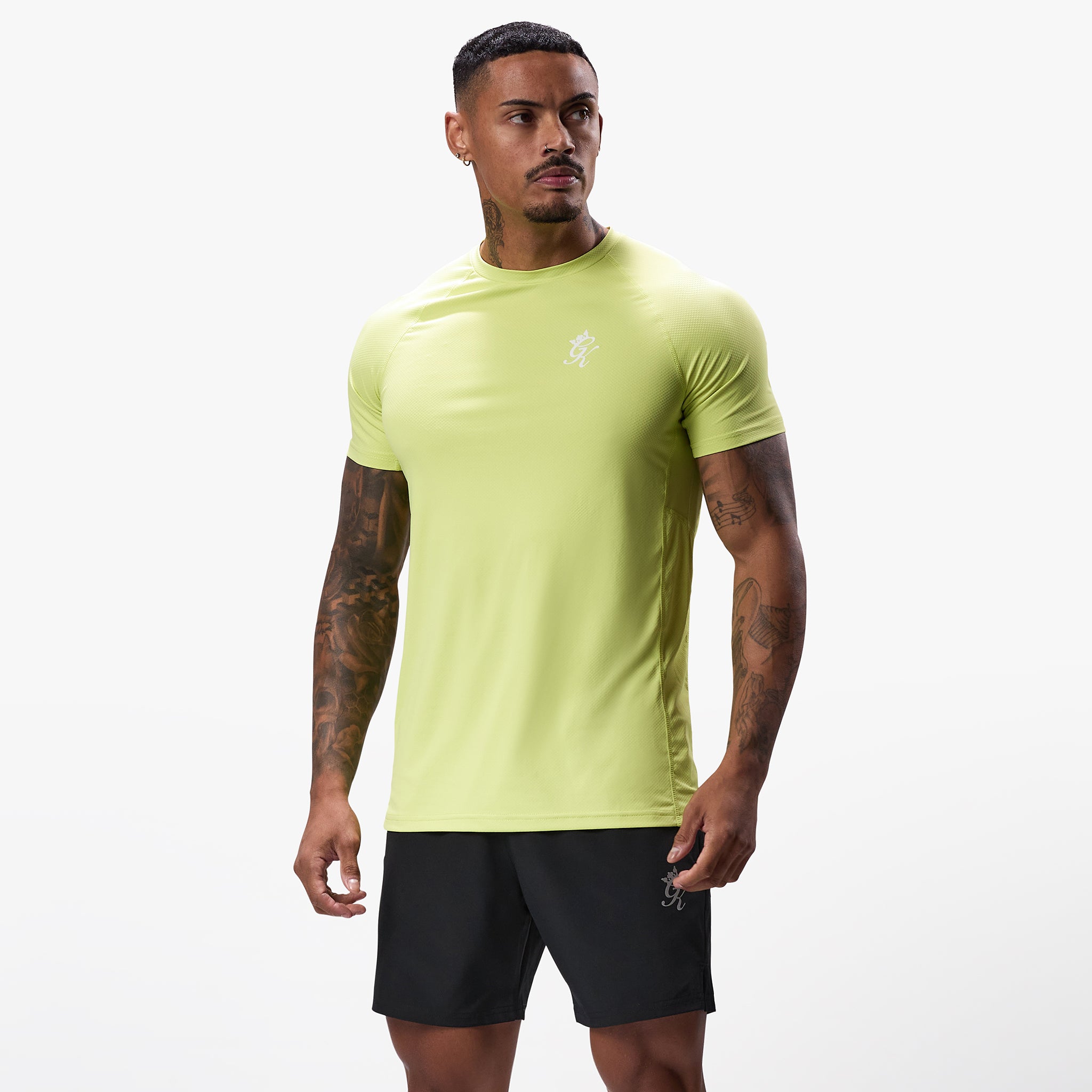 Gym King Energy Tee - Limelight Xs