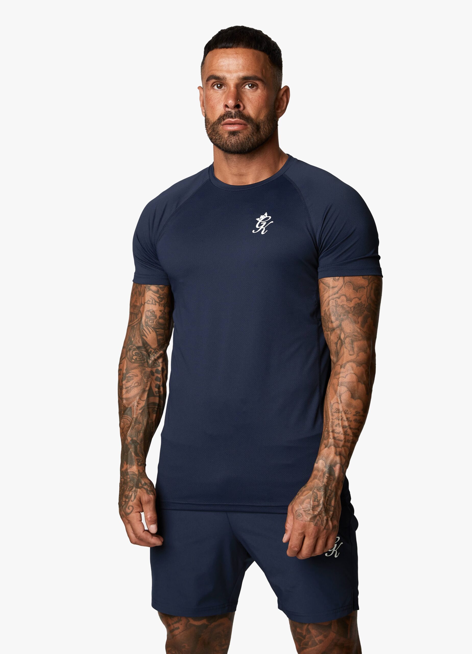 Gym King Energy Tee - Navy Xs