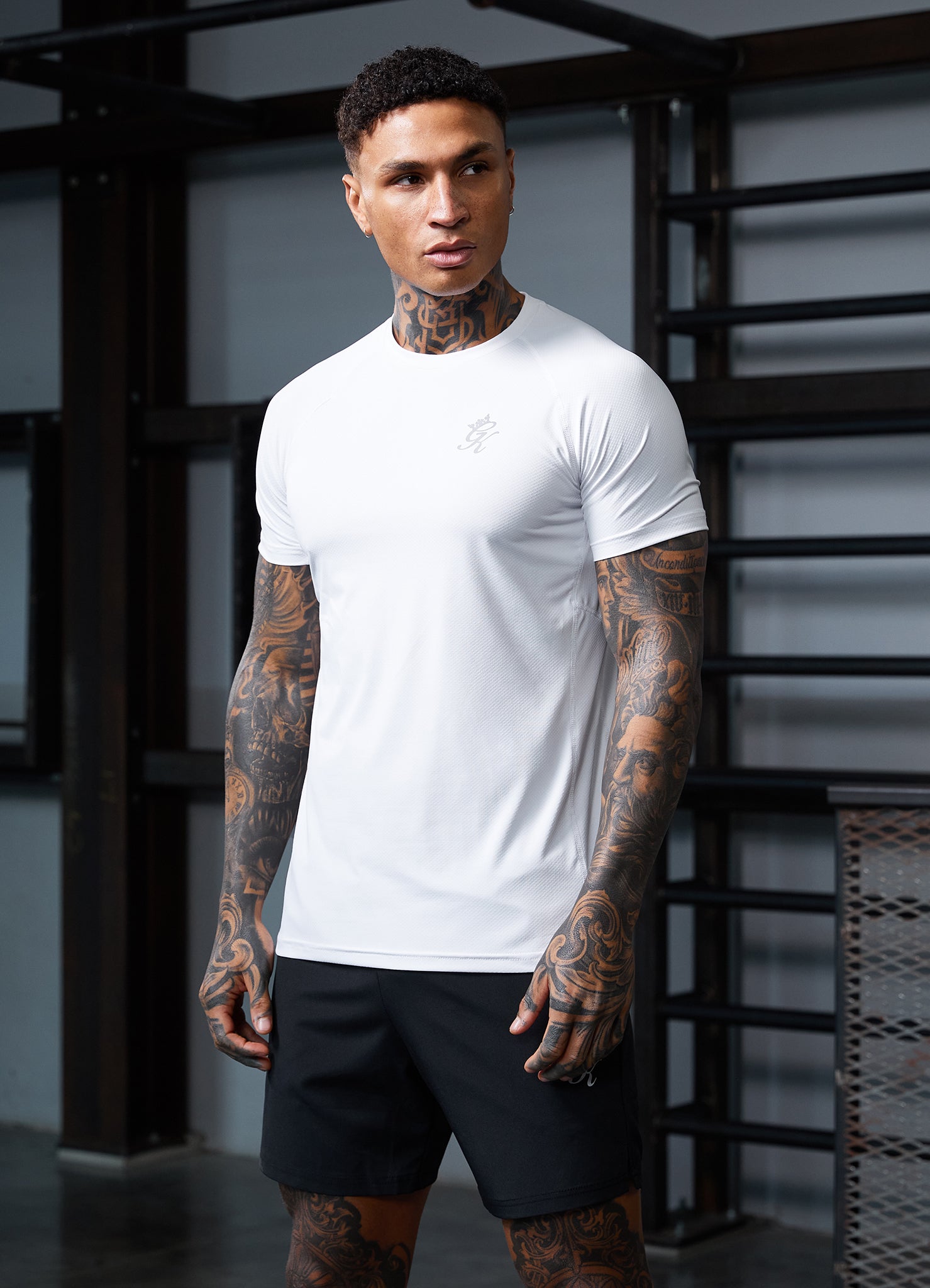 Gym King Energy Tee - White Xs