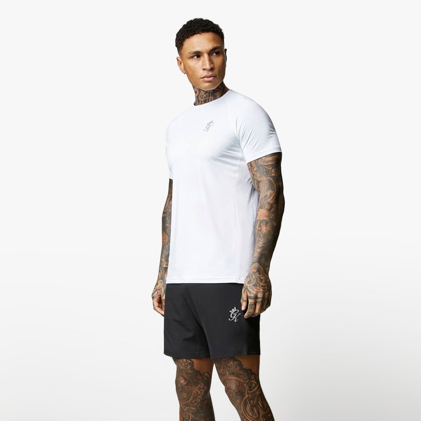 Gym King Energy Tee - White Xs