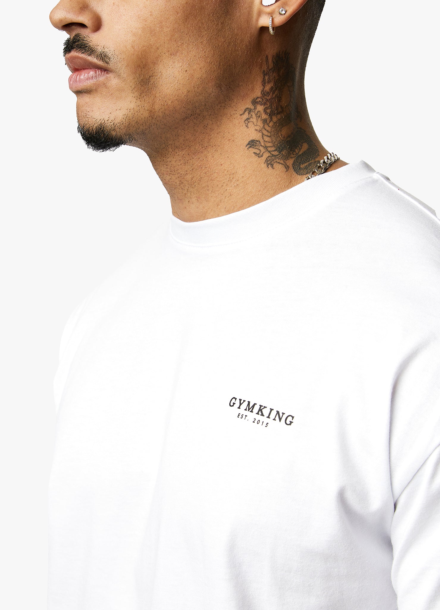 Gym King Established Tee - White Xs