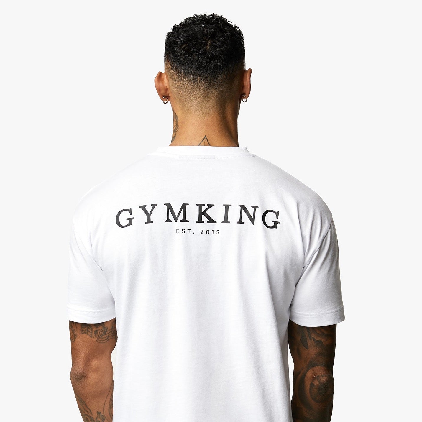 Gym King Established Tee - White Xs