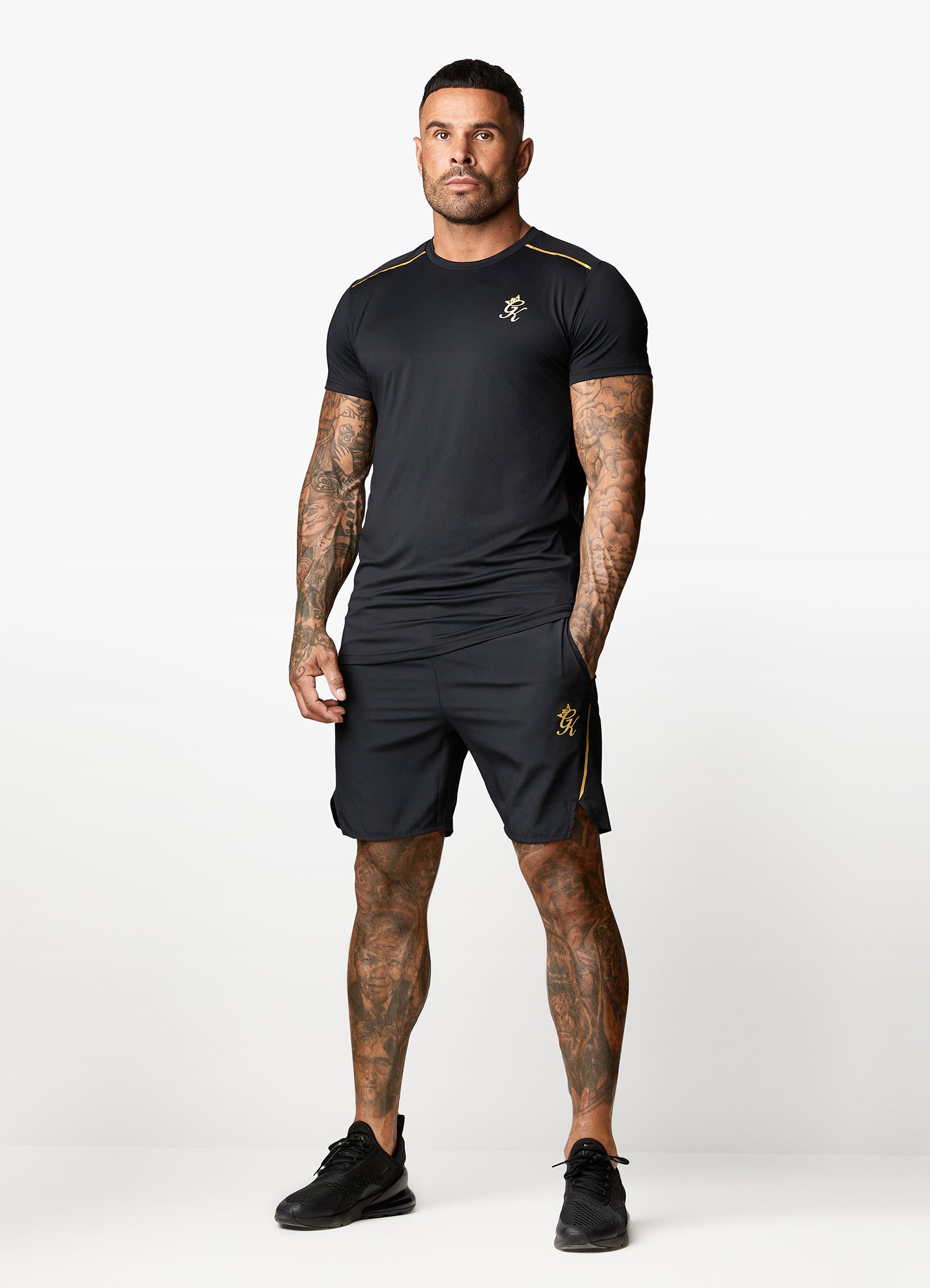 Gym King Flex Short - Black/Gold L