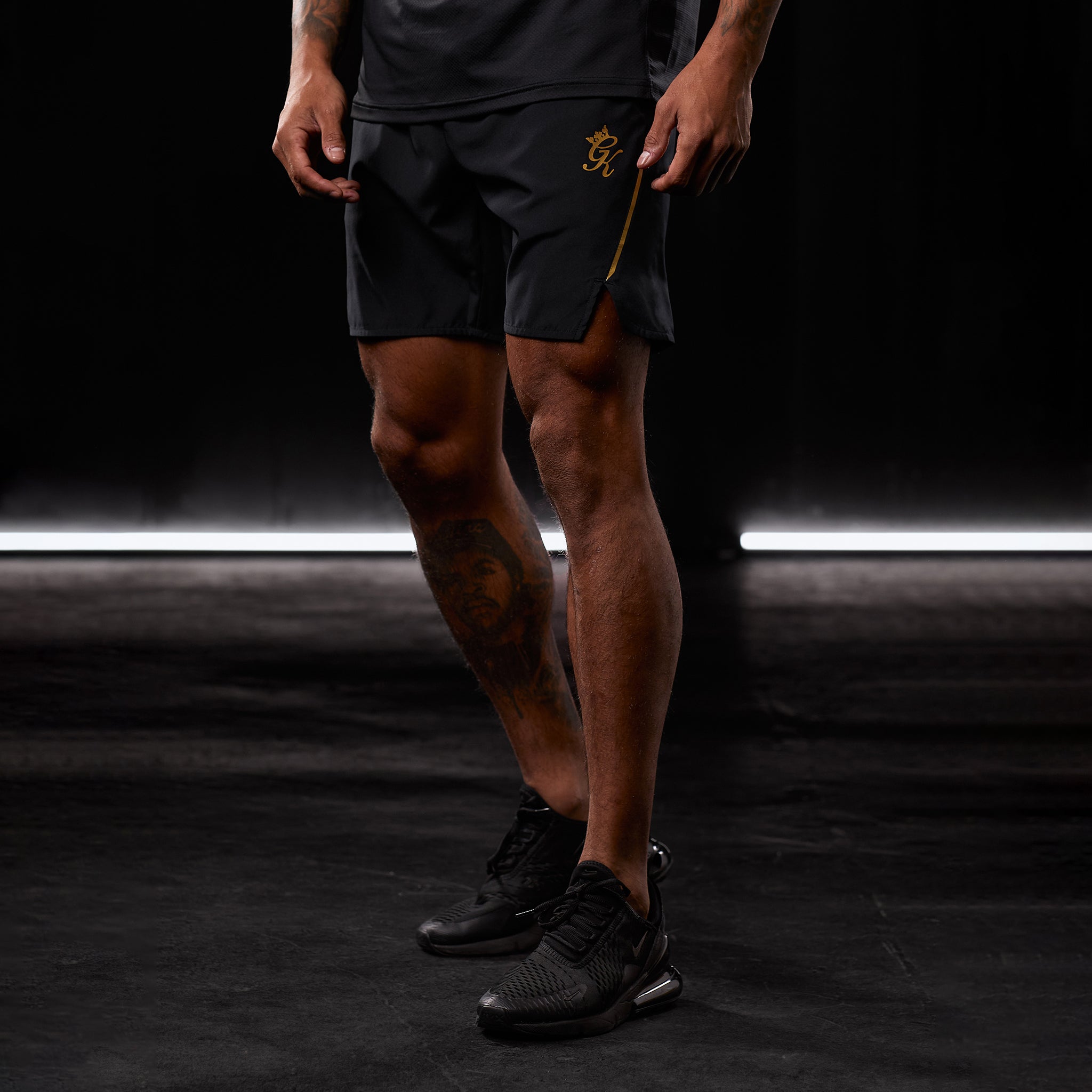 Gym King Flex Short - Black/Gold L