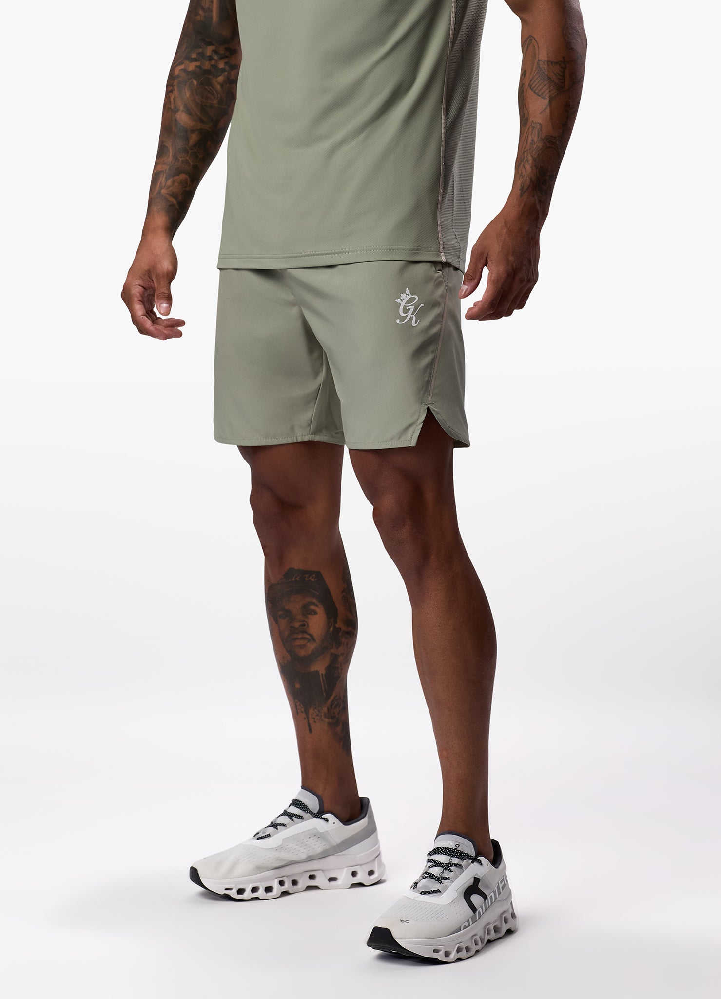 Gym King Flex Short - Soft Khaki Xs