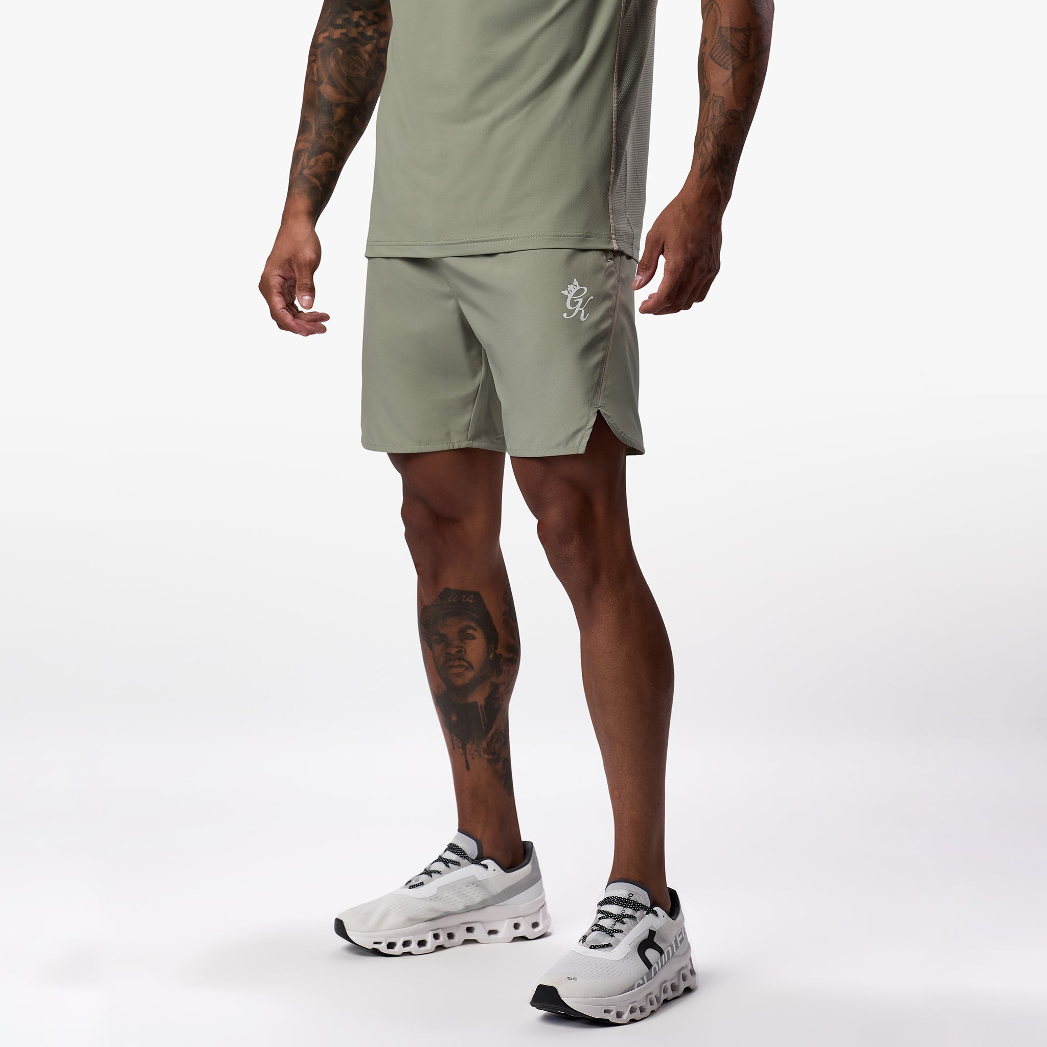 Gym King Flex Short - Soft Khaki Xs