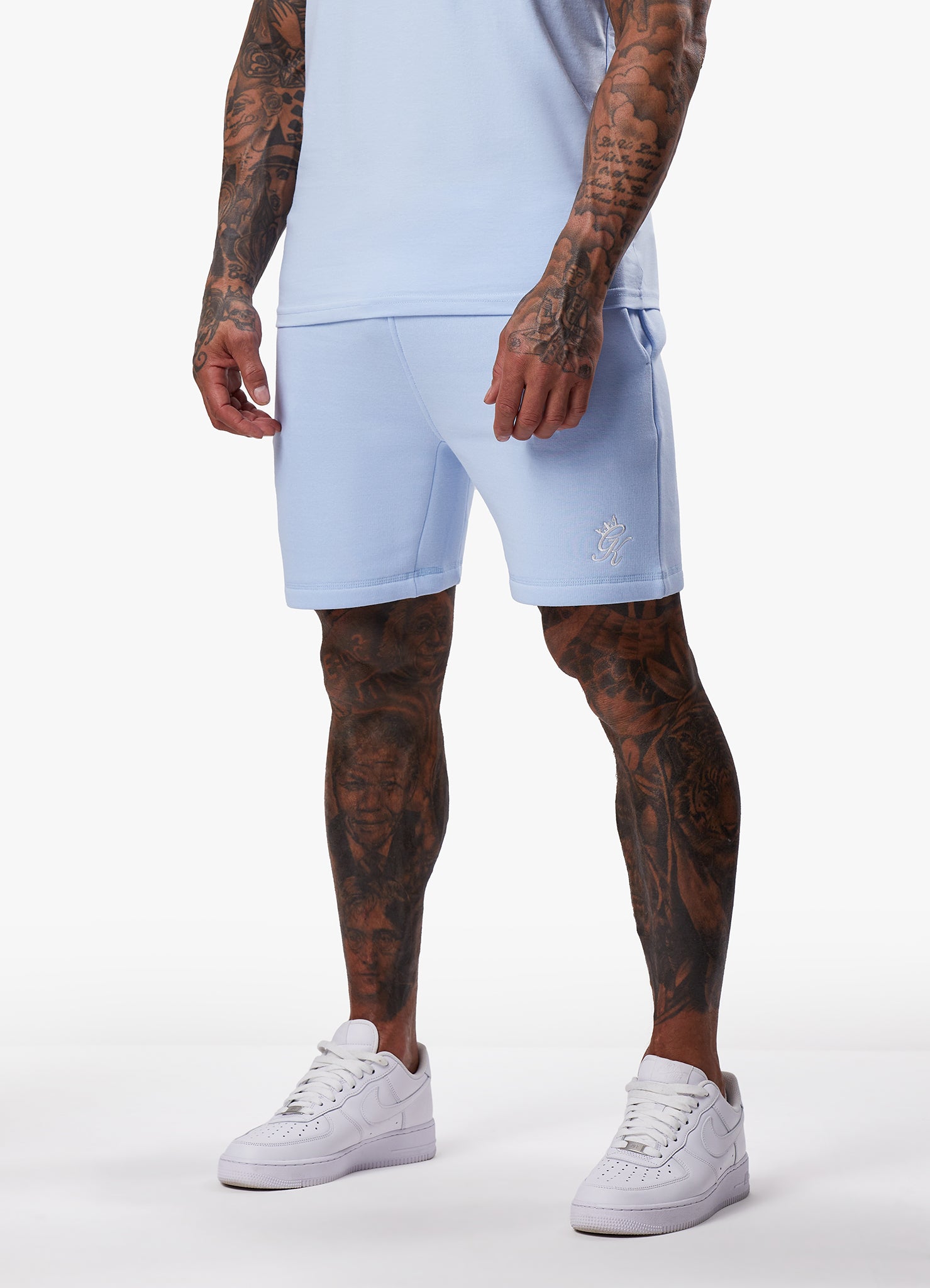 Gym King Fundamental Fleece Short - Cloud Blue M