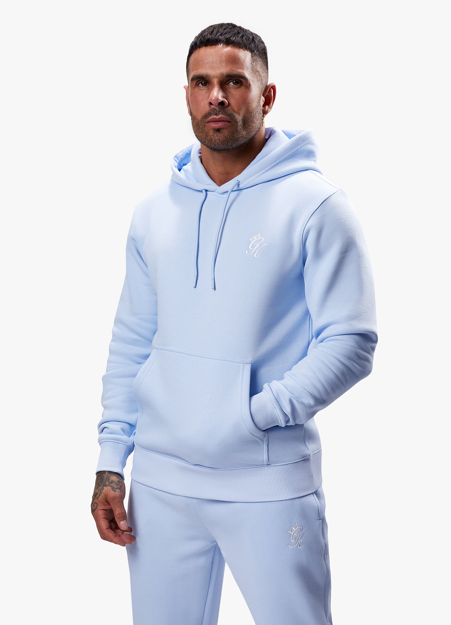 Gym King Fundamental Hood - Cloud Blue Xs