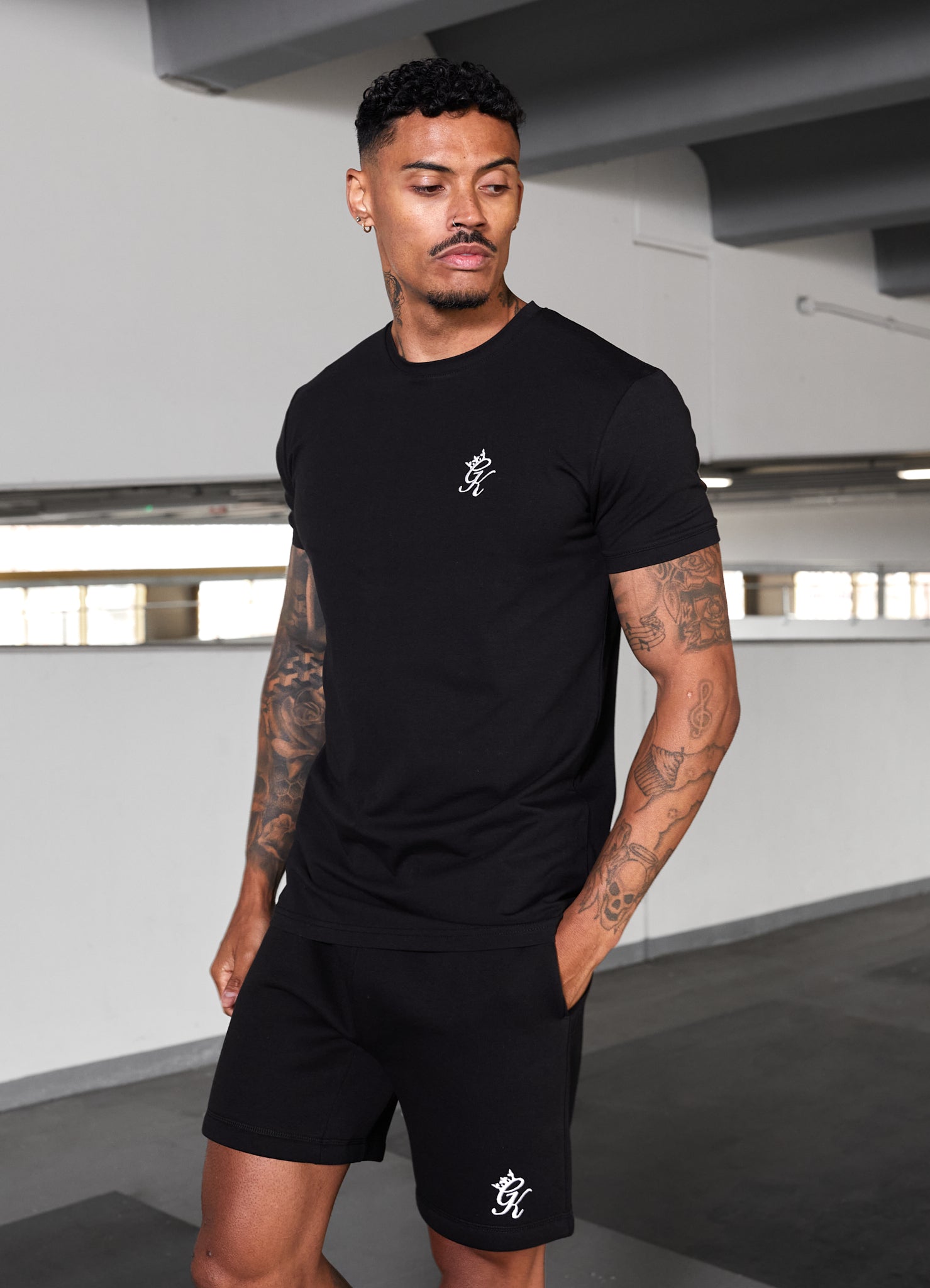 Gym King Fundamental Jersey Tee - Black S