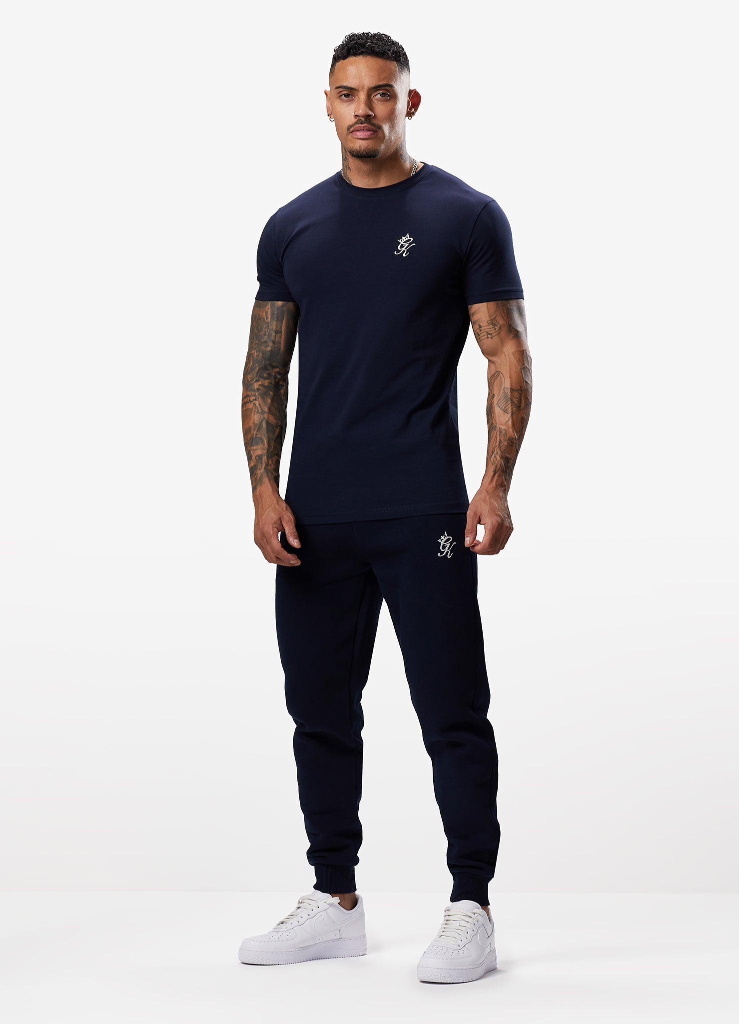 Gym King Fundamental Tee - Navy Xs