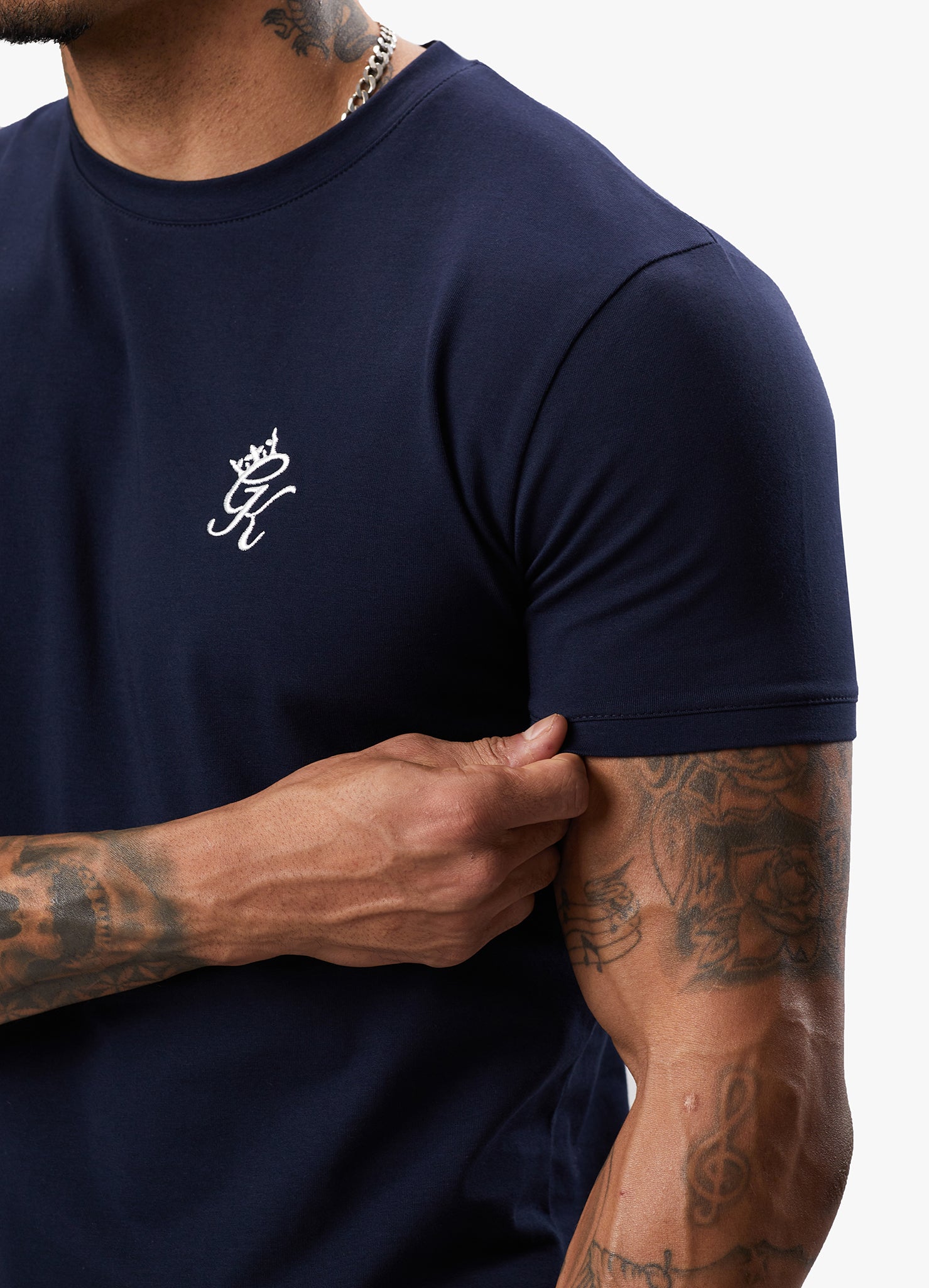 Gym King Fundamental Tee - Navy Xs