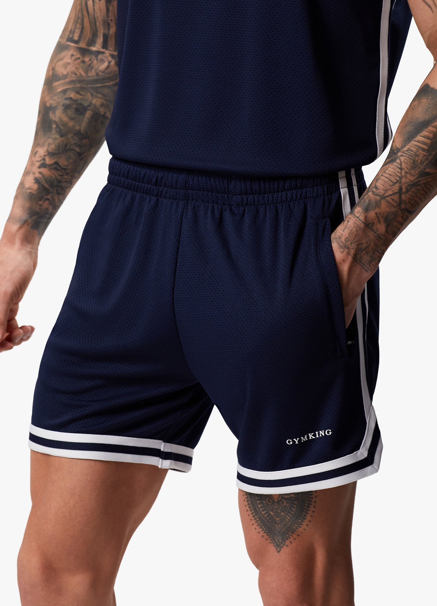 Gym King Higher State Short - Navy Xs