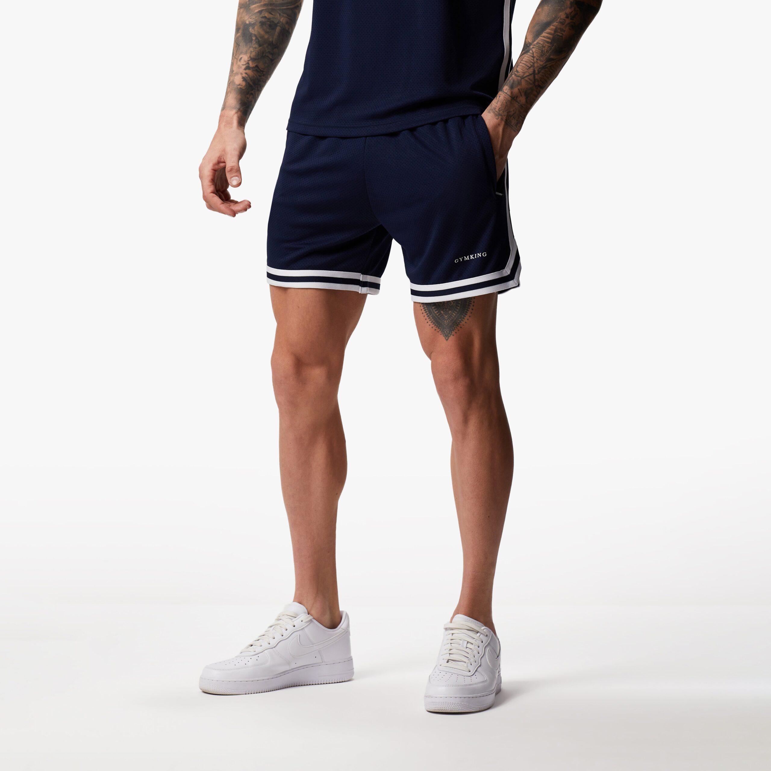 Gym King Higher State Short - Navy Xs