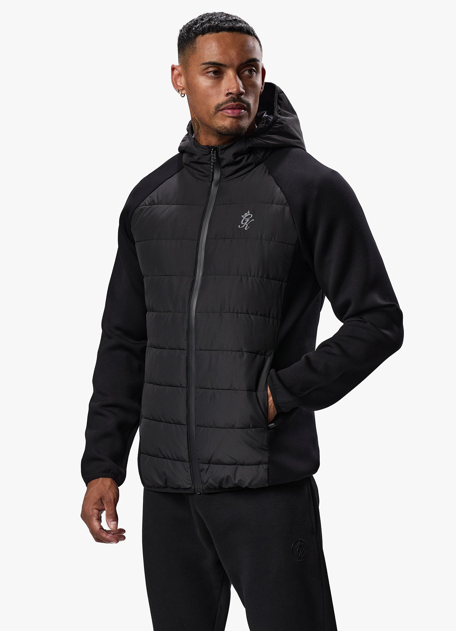 Gym King Hybrid Jacket - Black Xs