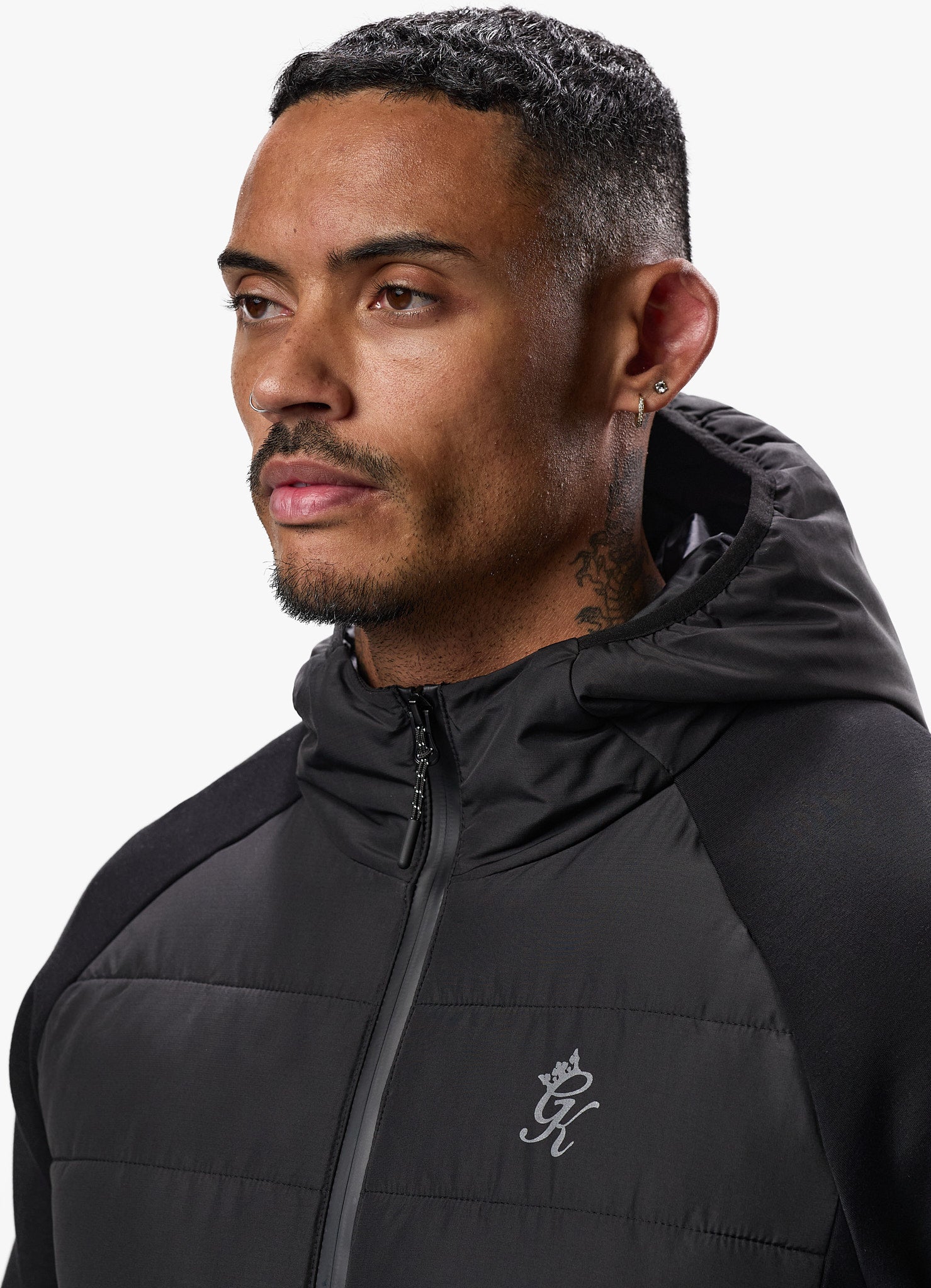 Gym King Hybrid Jacket - Black Xs