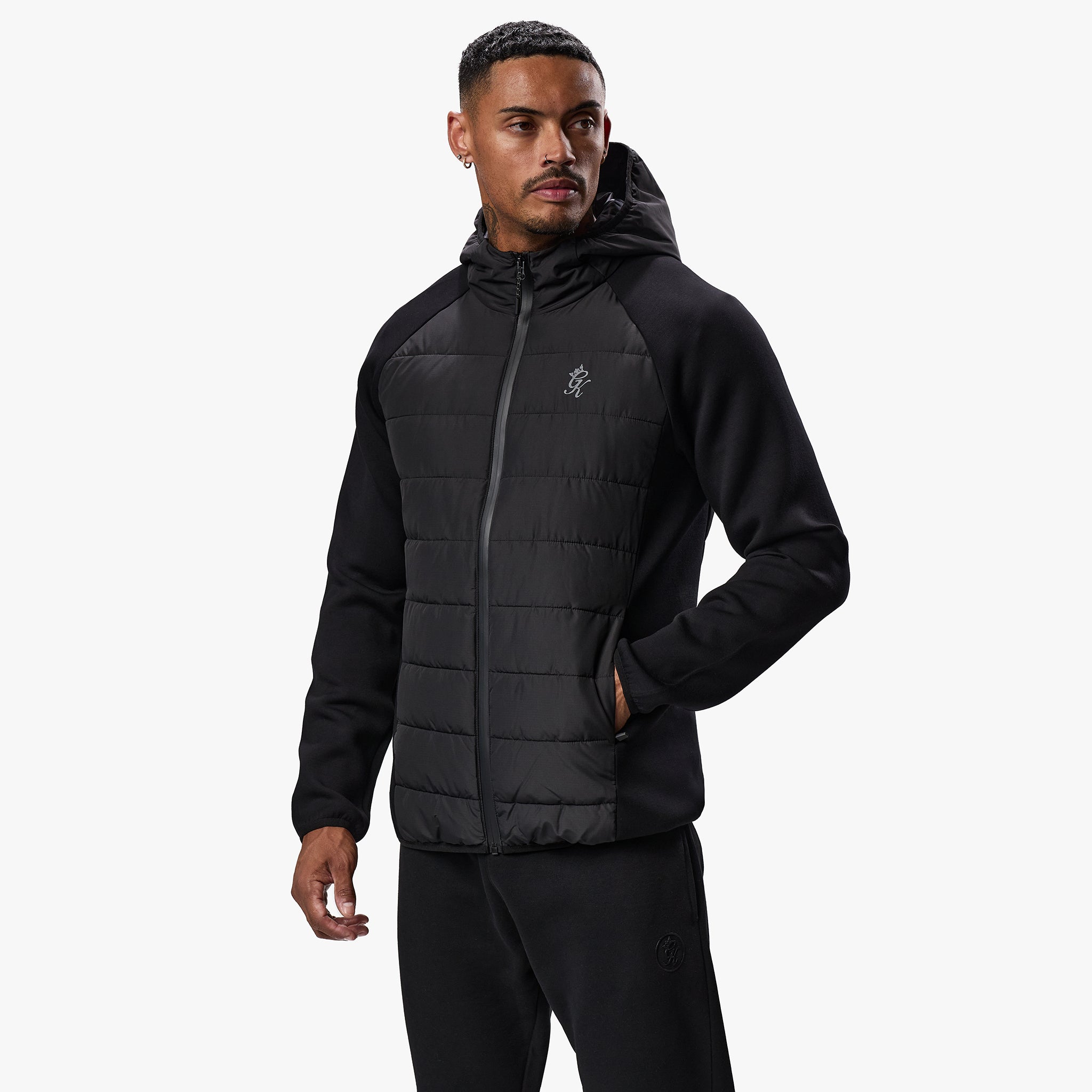 Gym King Hybrid Jacket - Black Xs