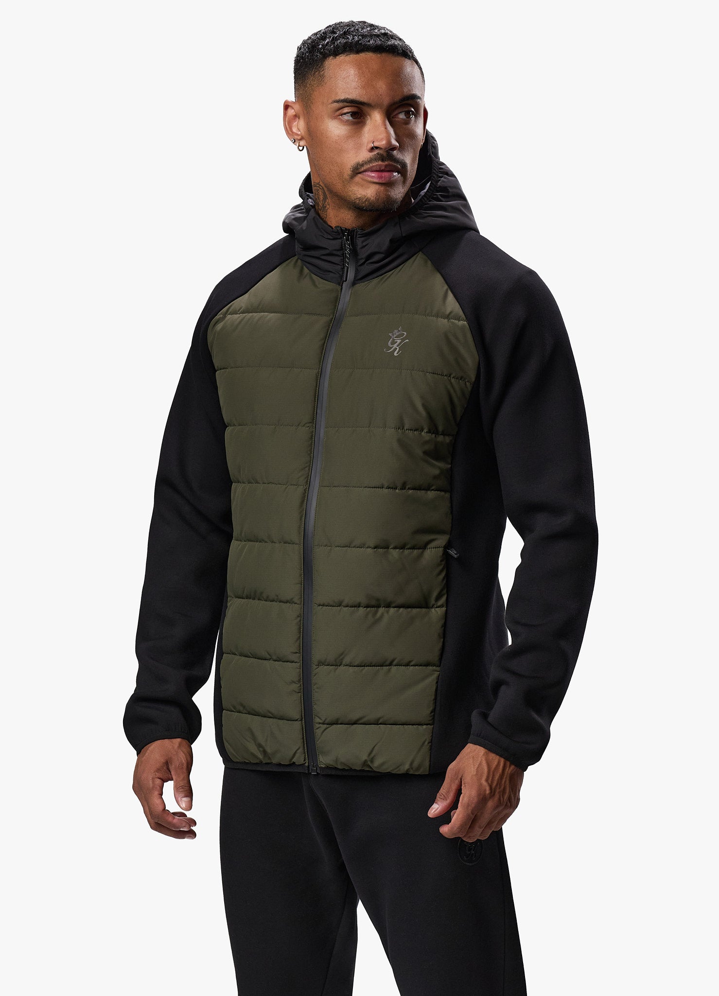 Gym King Hybrid Jacket - Khaki Xs