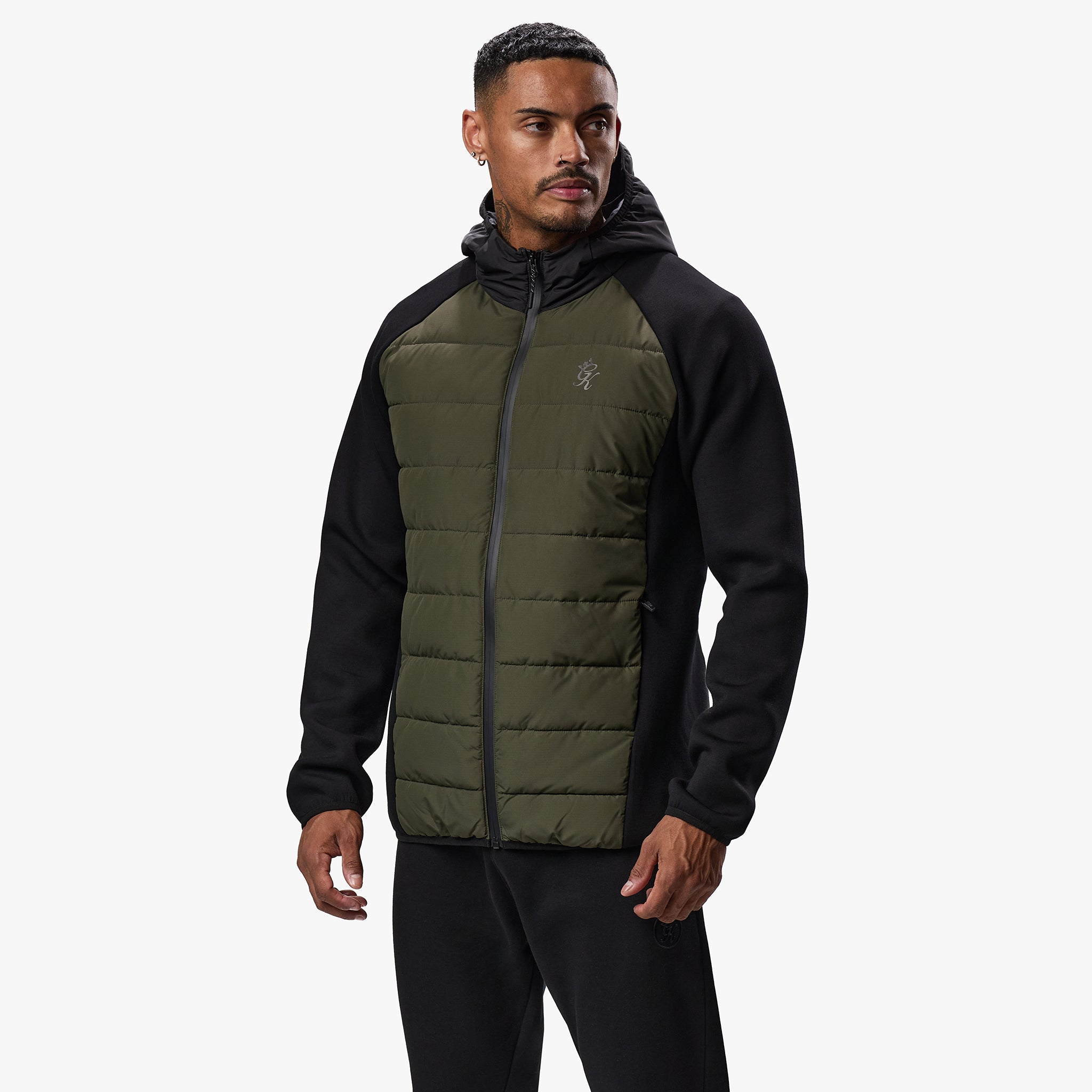 Gym King Hybrid Jacket - Khaki Xs