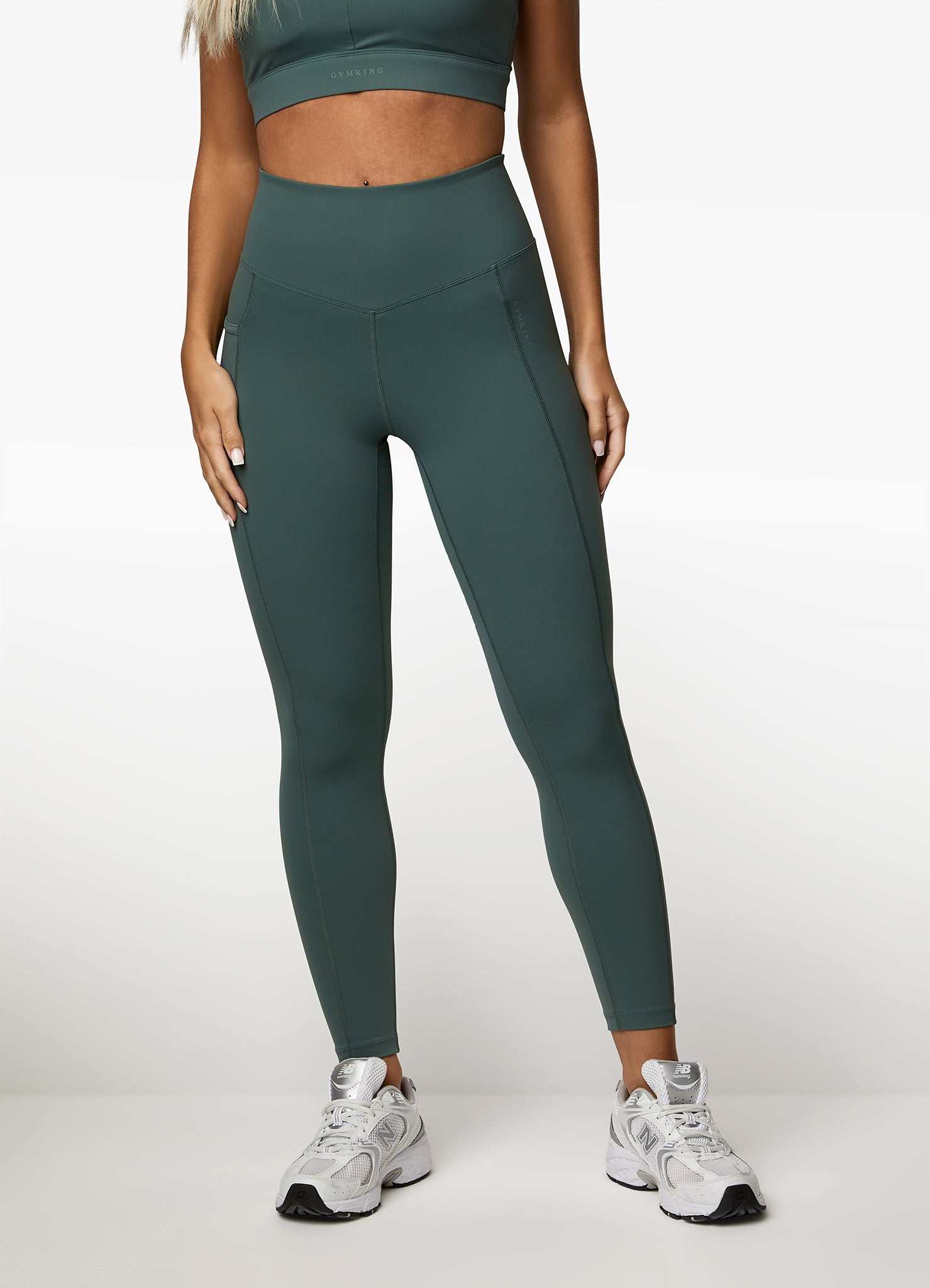 Gym King Incline Legging - Willow Green 6