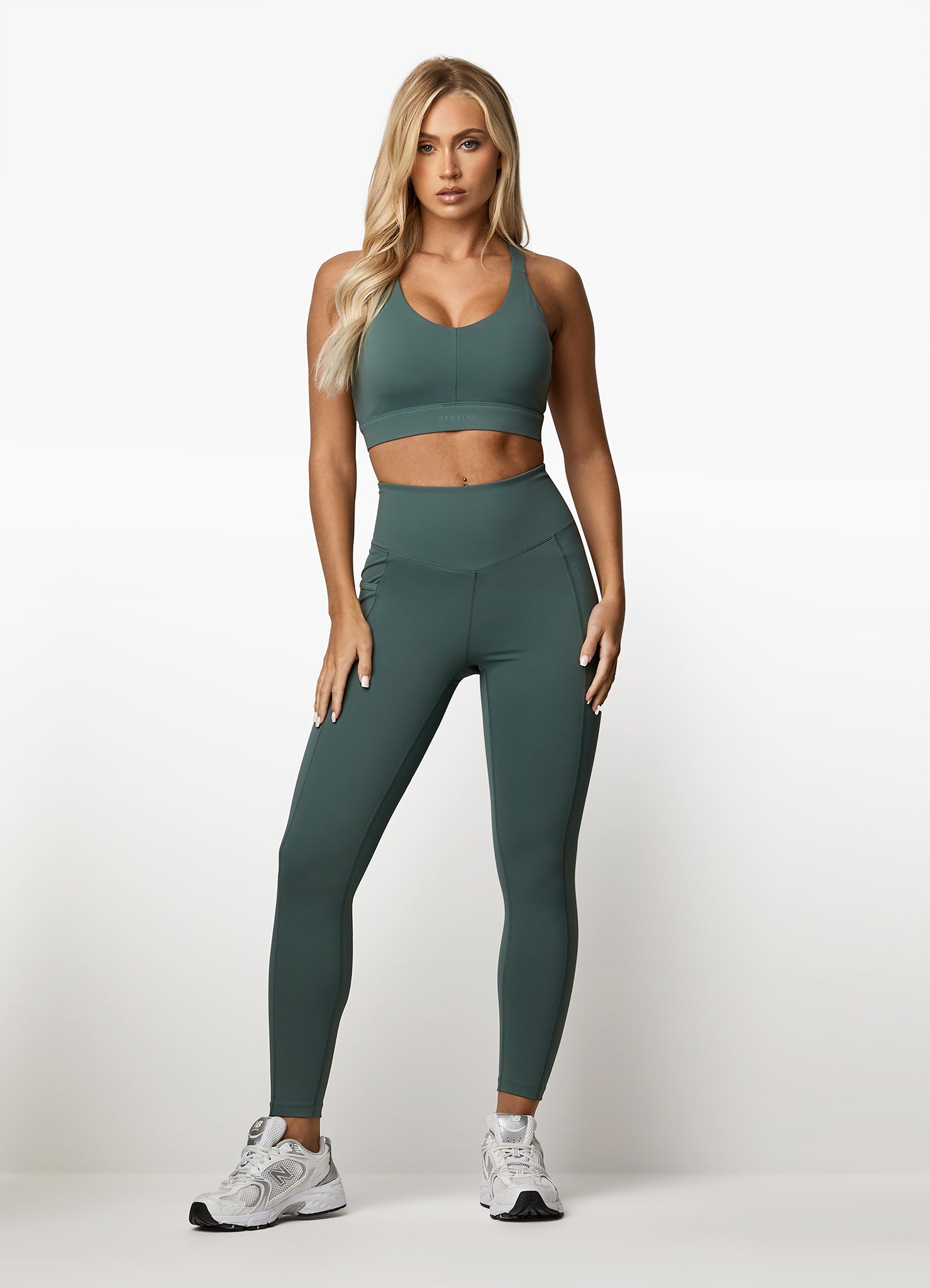 Gym King Incline Legging - Willow Green 6