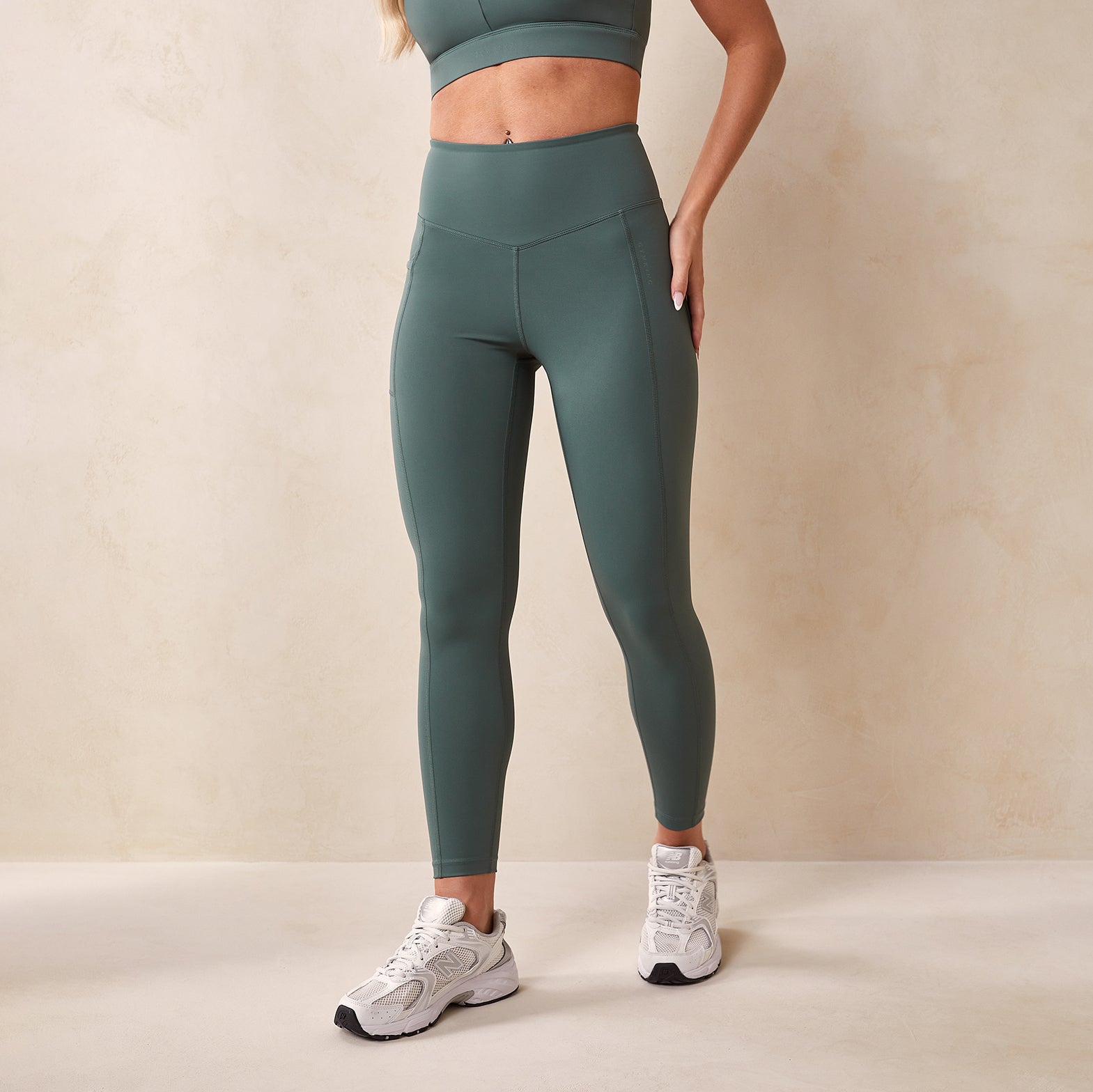 Gym King Incline Legging - Willow Green 6