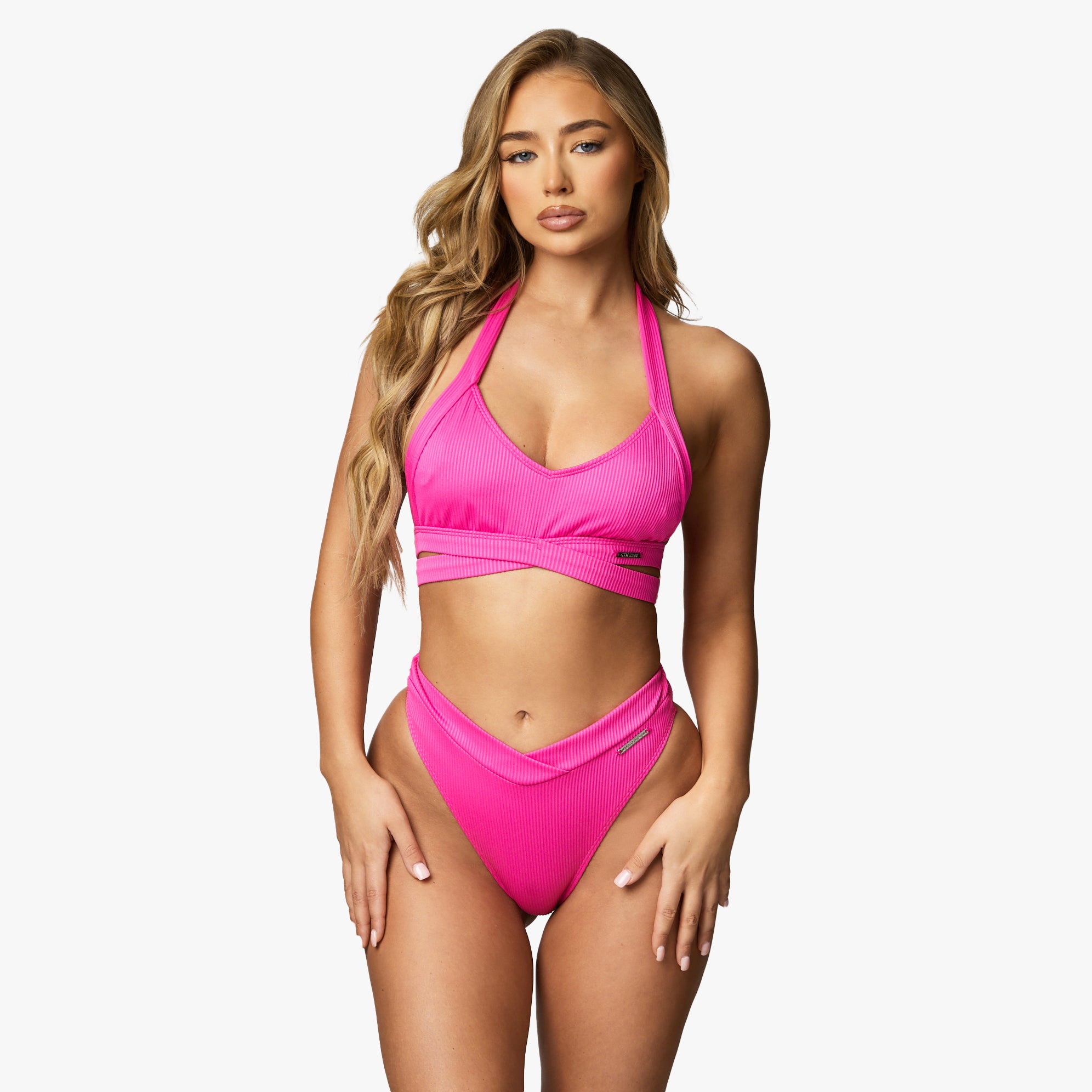 Gym King Miami Bikini Bottom - Hot Pink 16