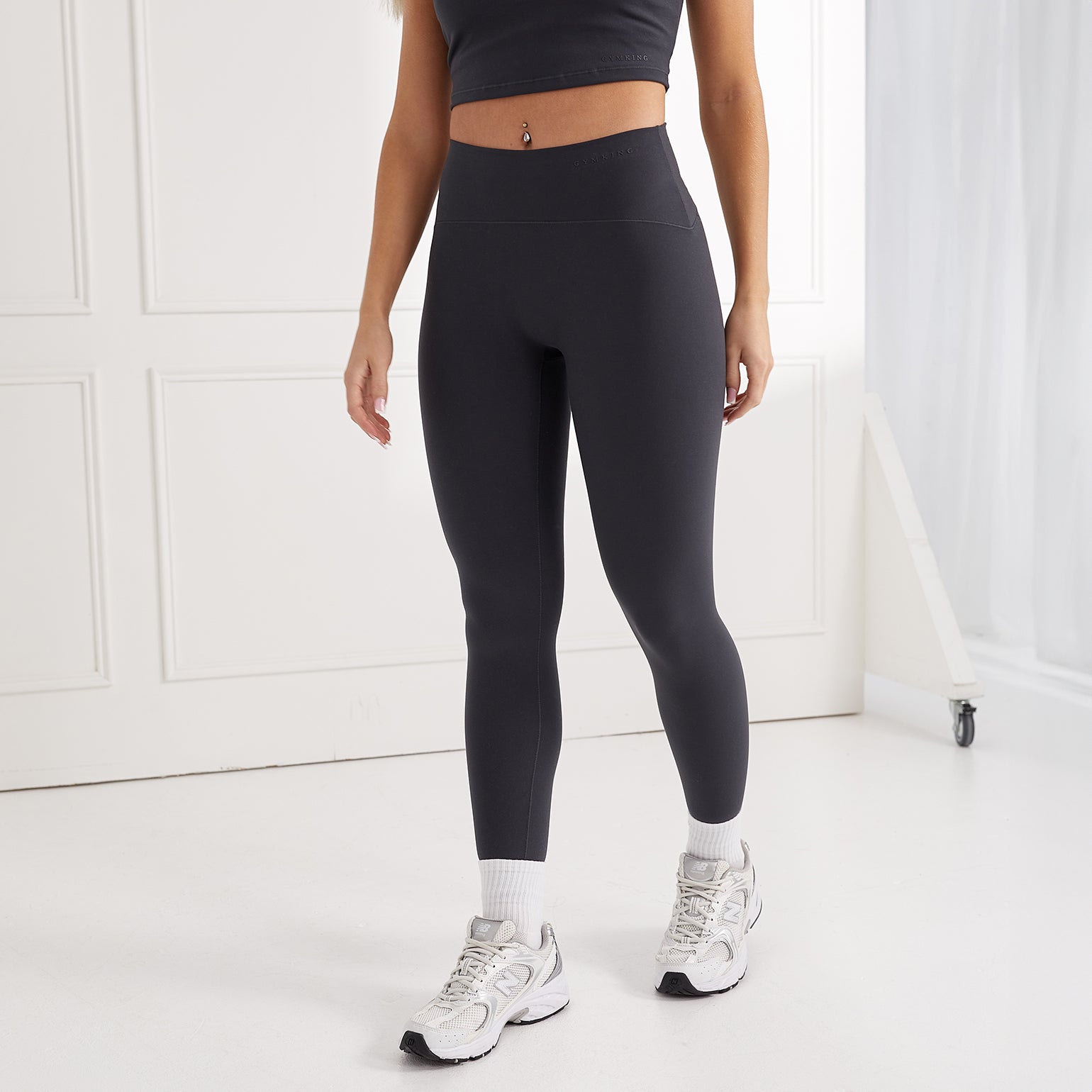 Gym King Peach Luxe Legging - Pewter Luxe 6